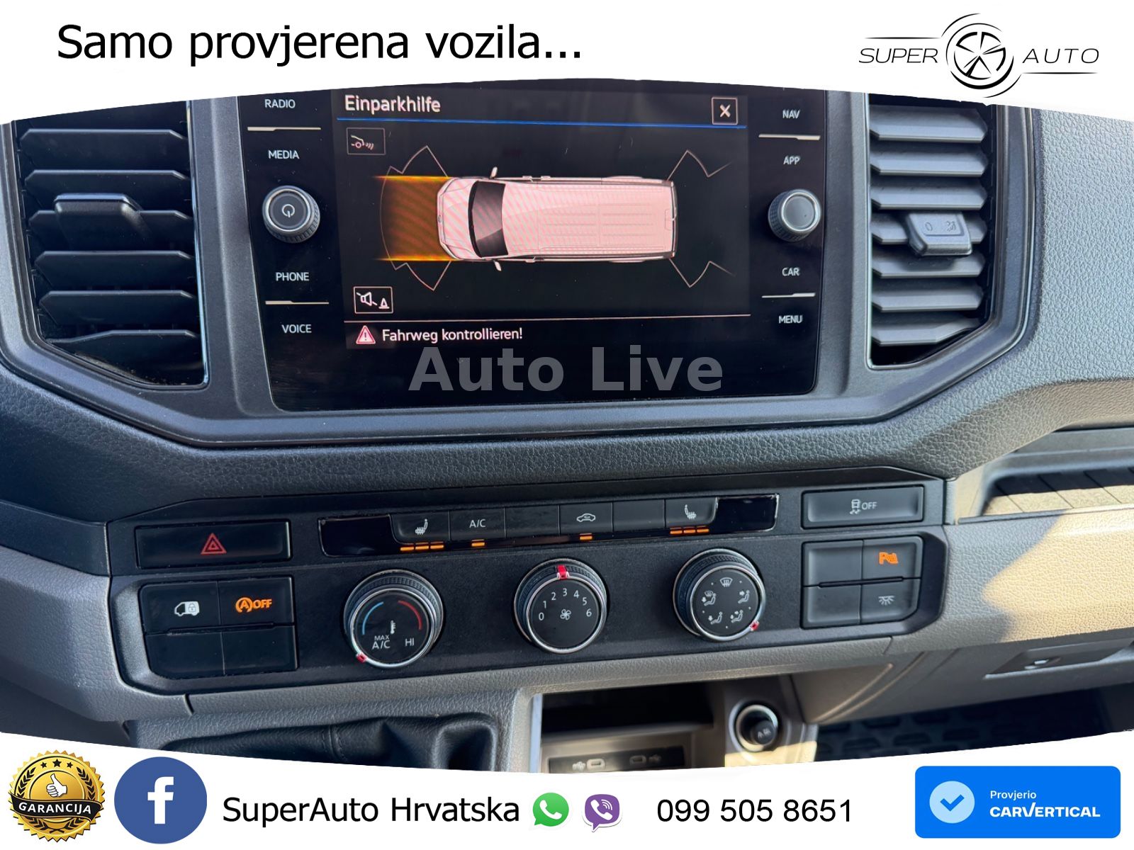 Volkswagen Crafter 35TDI*MITTEL-HOCH*KLIMA*NAVI*KAMERA*TEMP 140 KS