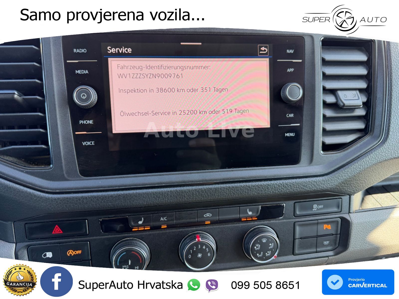 Volkswagen Crafter 35TDI*MITTEL-HOCH*KLIMA*NAVI*KAMERA*TEMP 140 KS