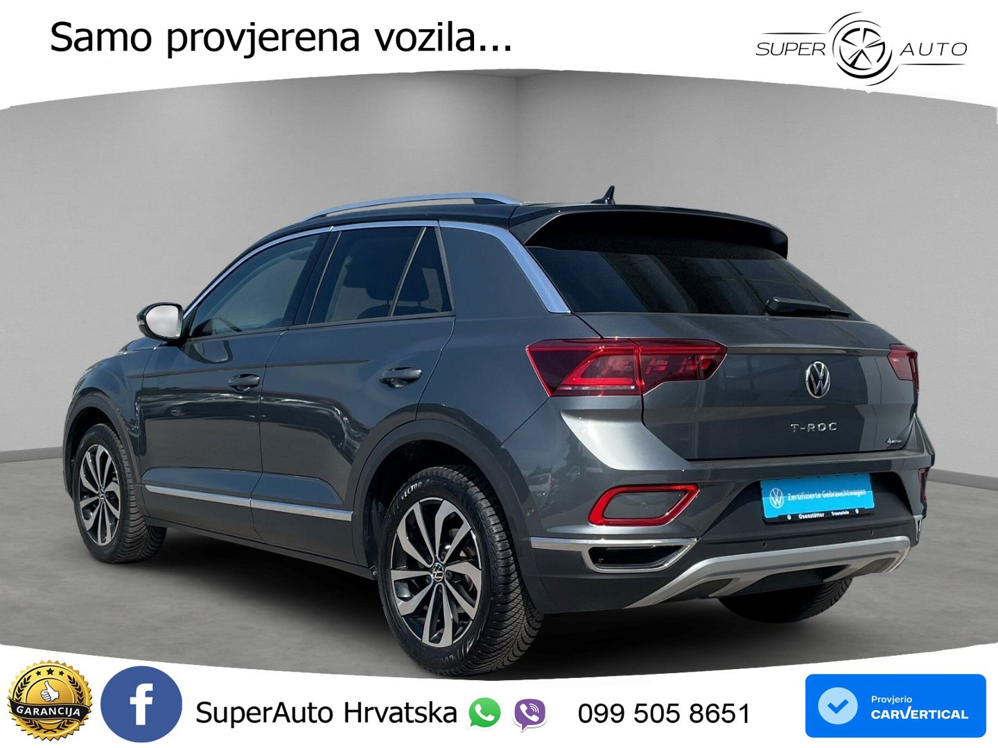 Volkswagen T-Roc I 2.0 TDI (150 KS) DSG LED+GR SJED+ACC