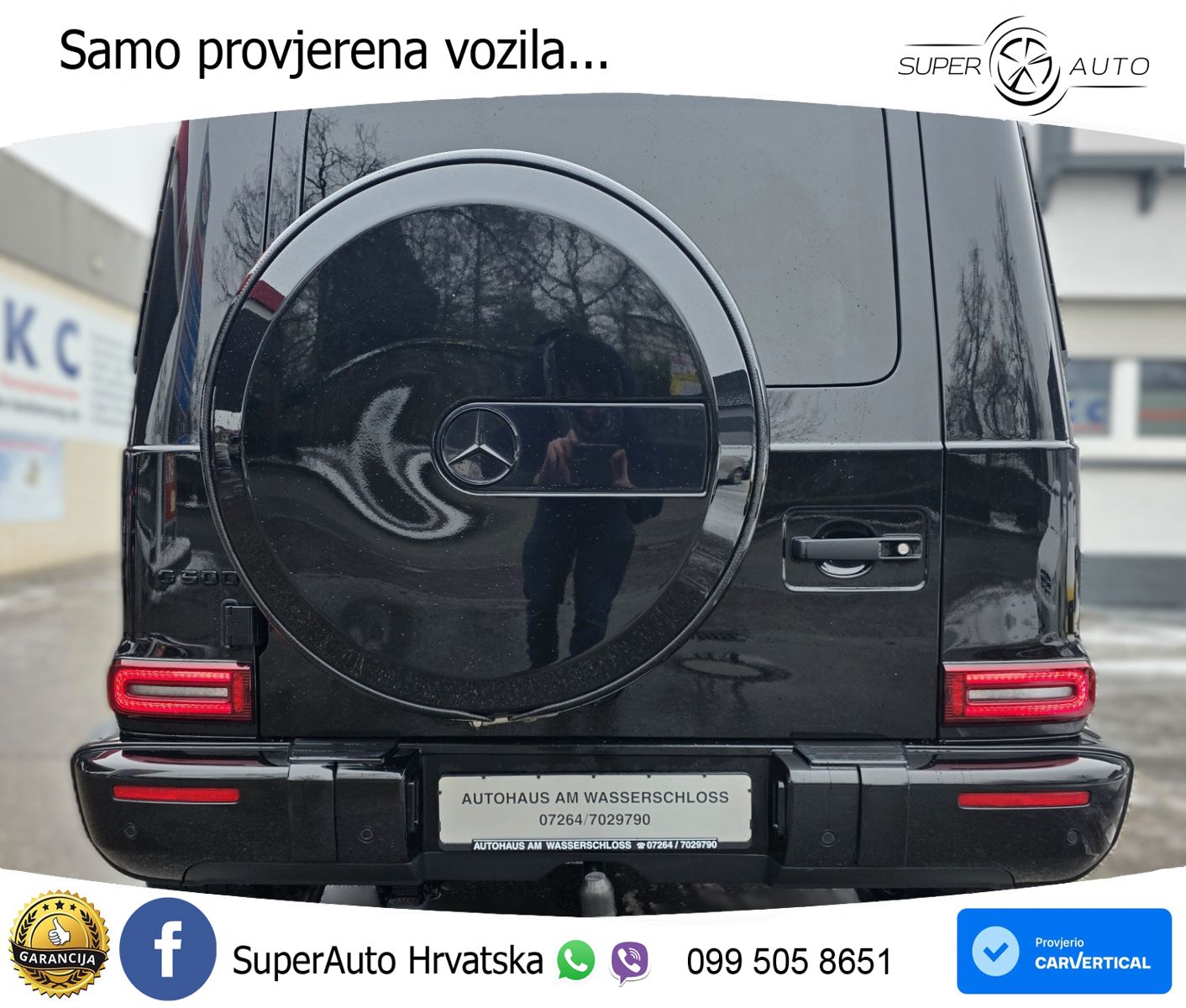 Mercedes G 500 Long V8 (422 KS) 4MATIC 9G-TRONIC AMG ZRAČNI+ACC+GR SJED+360+PANO
