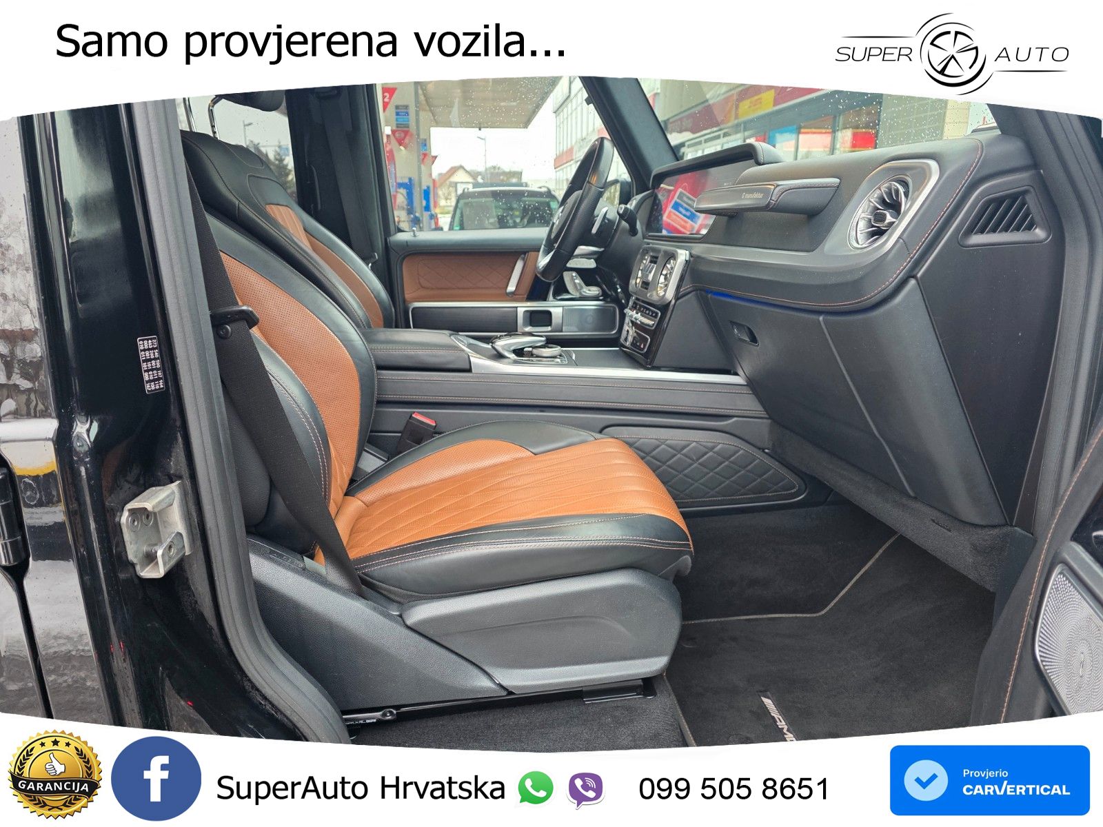 Mercedes G 500 Long V8 (422 KS) 4MATIC 9G-TRONIC AMG ZRAČNI+ACC+GR SJED+360+PANO