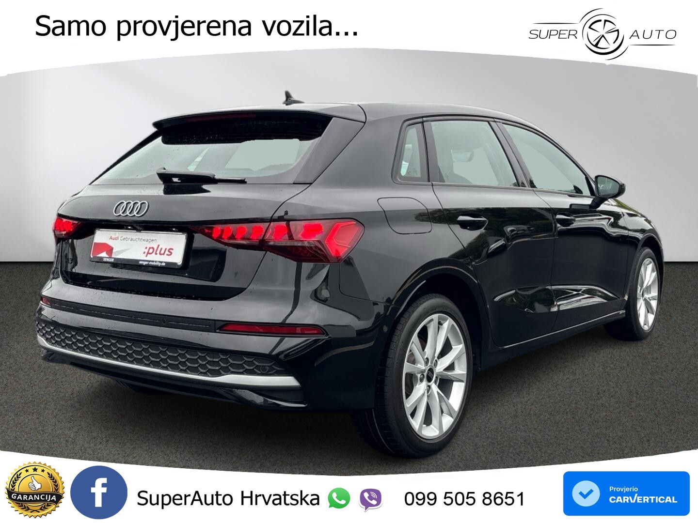 Audi A3 Sportback 40 TFSI e (204 KS) Plug-in Hybrid S tronic advanced LED+GR SJED+ACC