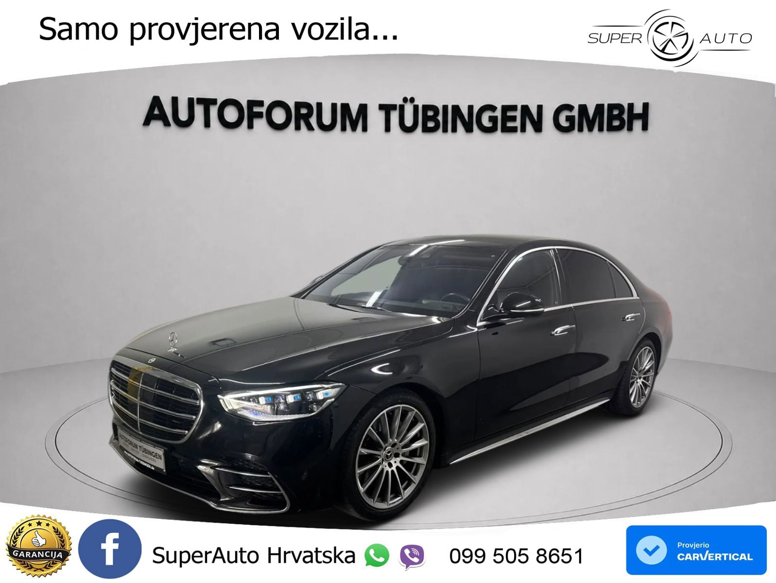 Mercedes S 500 (435 KS) EQ Boost 4MATIC 9G-TRONIC AMG ZRAČNI+ACC+4xGR SJED+KAM
