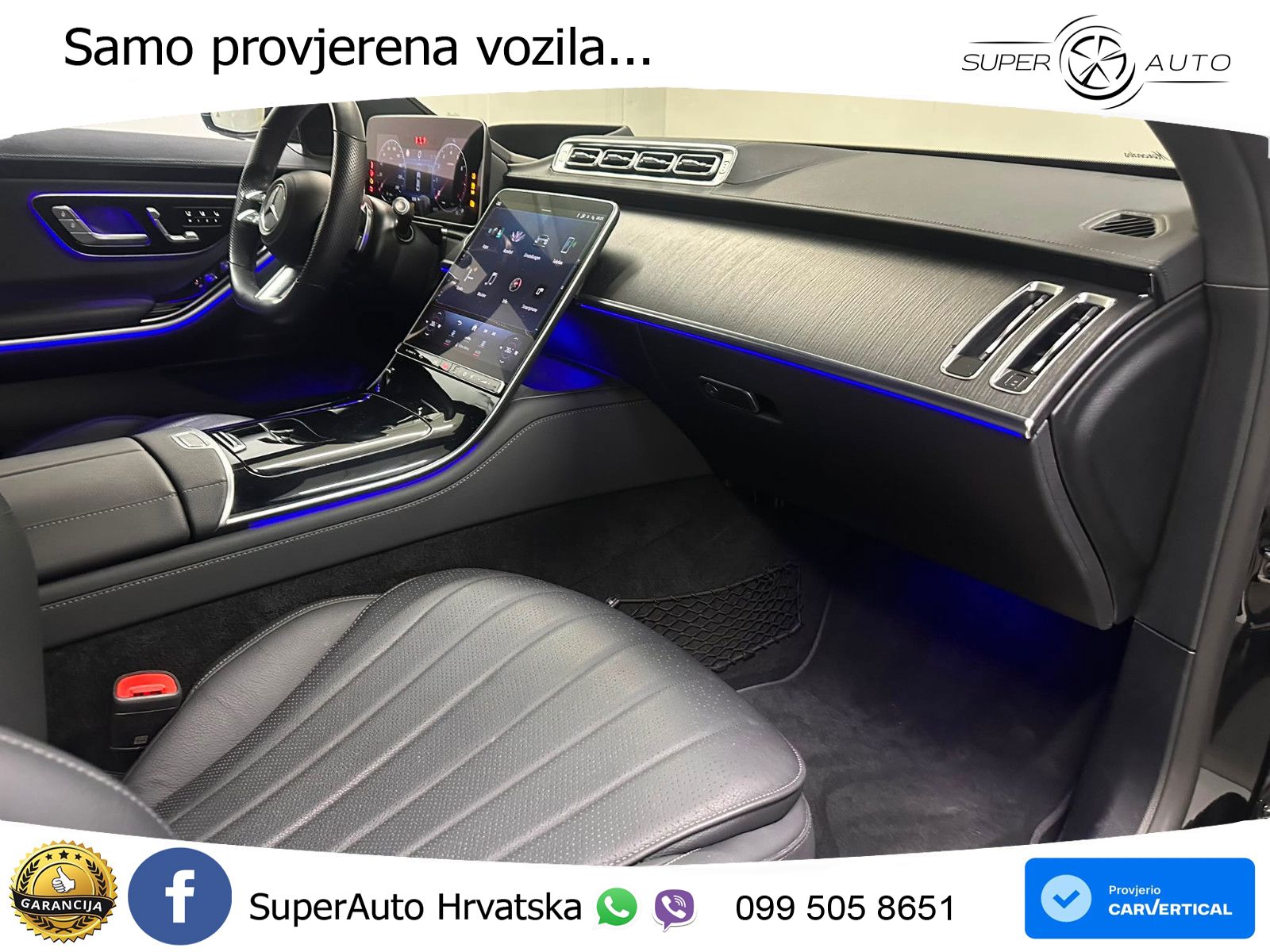 Mercedes S 500 (435 KS) EQ Boost 4MATIC 9G-TRONIC AMG ZRAČNI+ACC+4xGR SJED+KAM