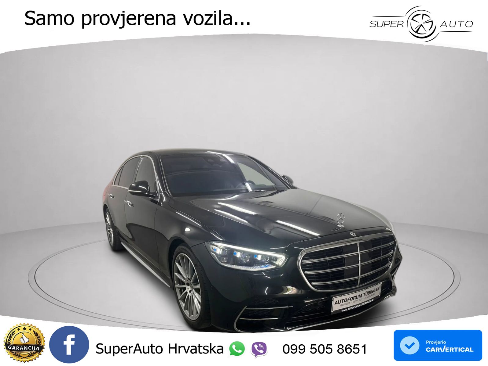 Mercedes S 500 (435 KS) EQ Boost 4MATIC 9G-TRONIC AMG ZRAČNI+ACC+4xGR SJED+KAM