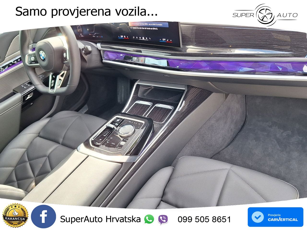 BMW 740d (299 KS) xDrive Steptronic M Sport ZRAČNI+ACC+GR SJED+KAM+PANO