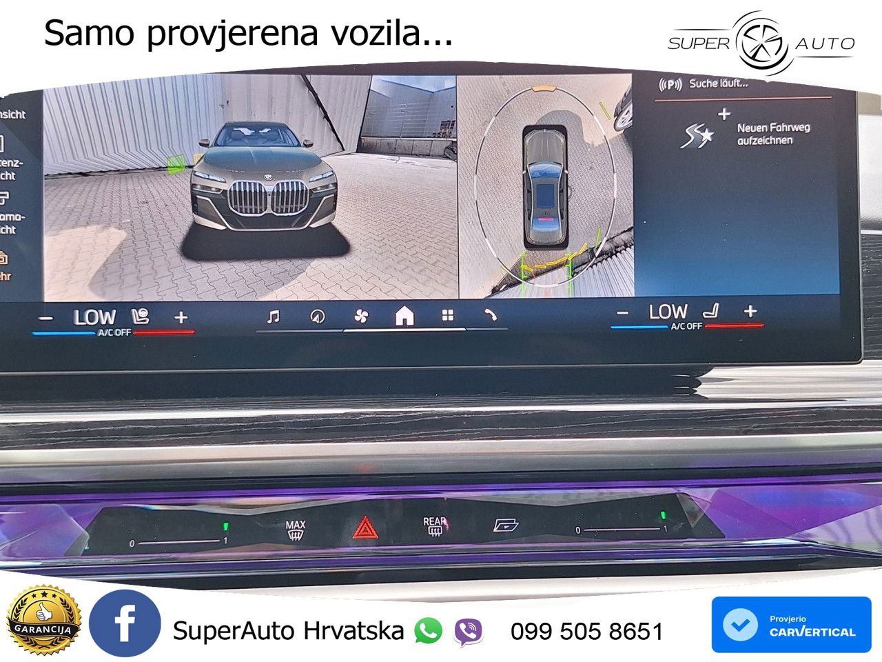 BMW 740d (299 KS) xDrive Steptronic M Sport ZRAČNI+ACC+GR SJED+KAM+PANO