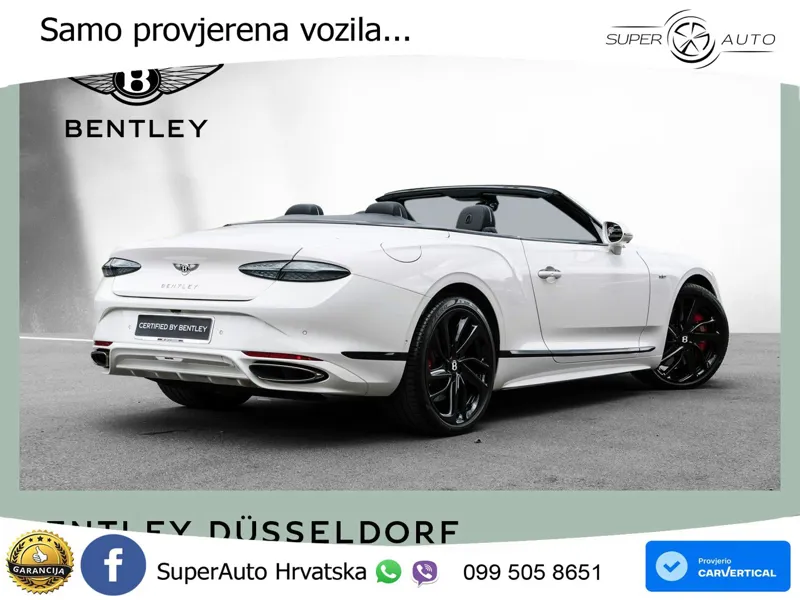 Bentley Continental GTC IV 4.0 V8 TFSi (782 KS) AWD DCT LED+GR SJED+ACC