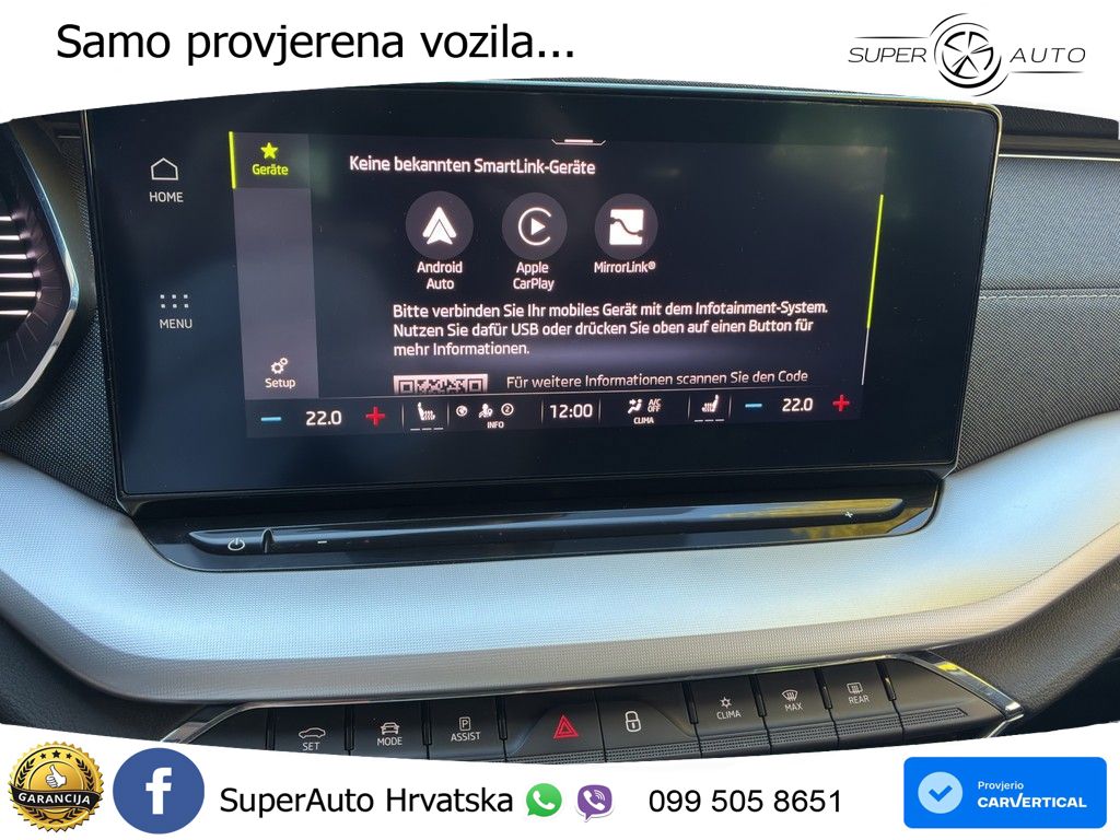 Škoda Octavia Combi 2.0 TDI (150 KS) DSG MATRIX+GR SJED+KAM