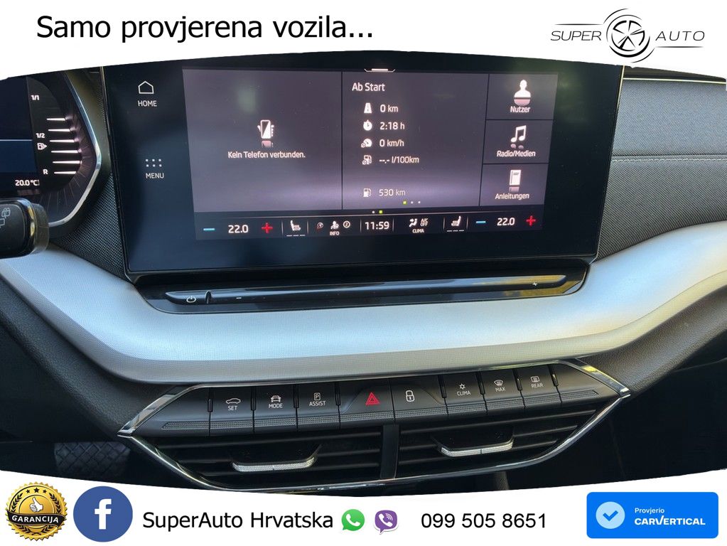 Škoda Octavia Combi 2.0 TDI (150 KS) DSG MATRIX+GR SJED+KAM