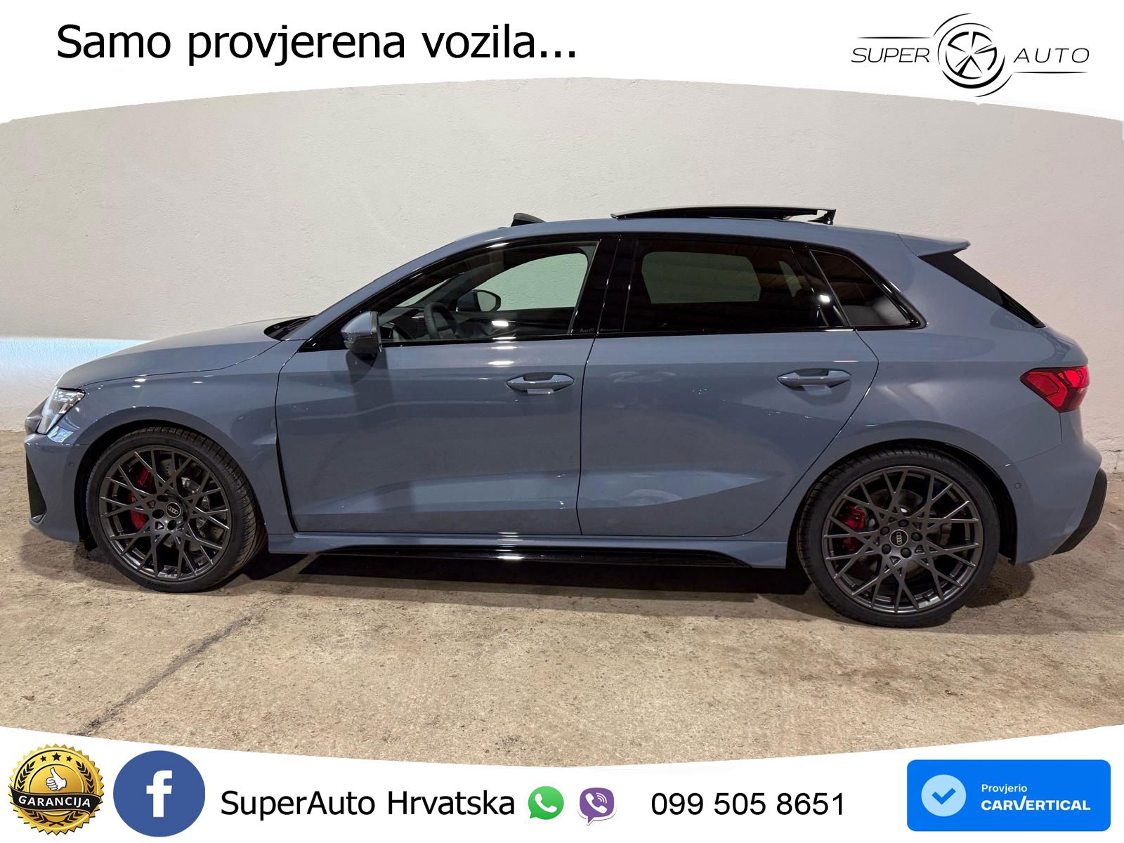 Audi RS3 Sportback 2.5 TFSI (400 KS) quattro S tronic LED+GR SJED+ACC