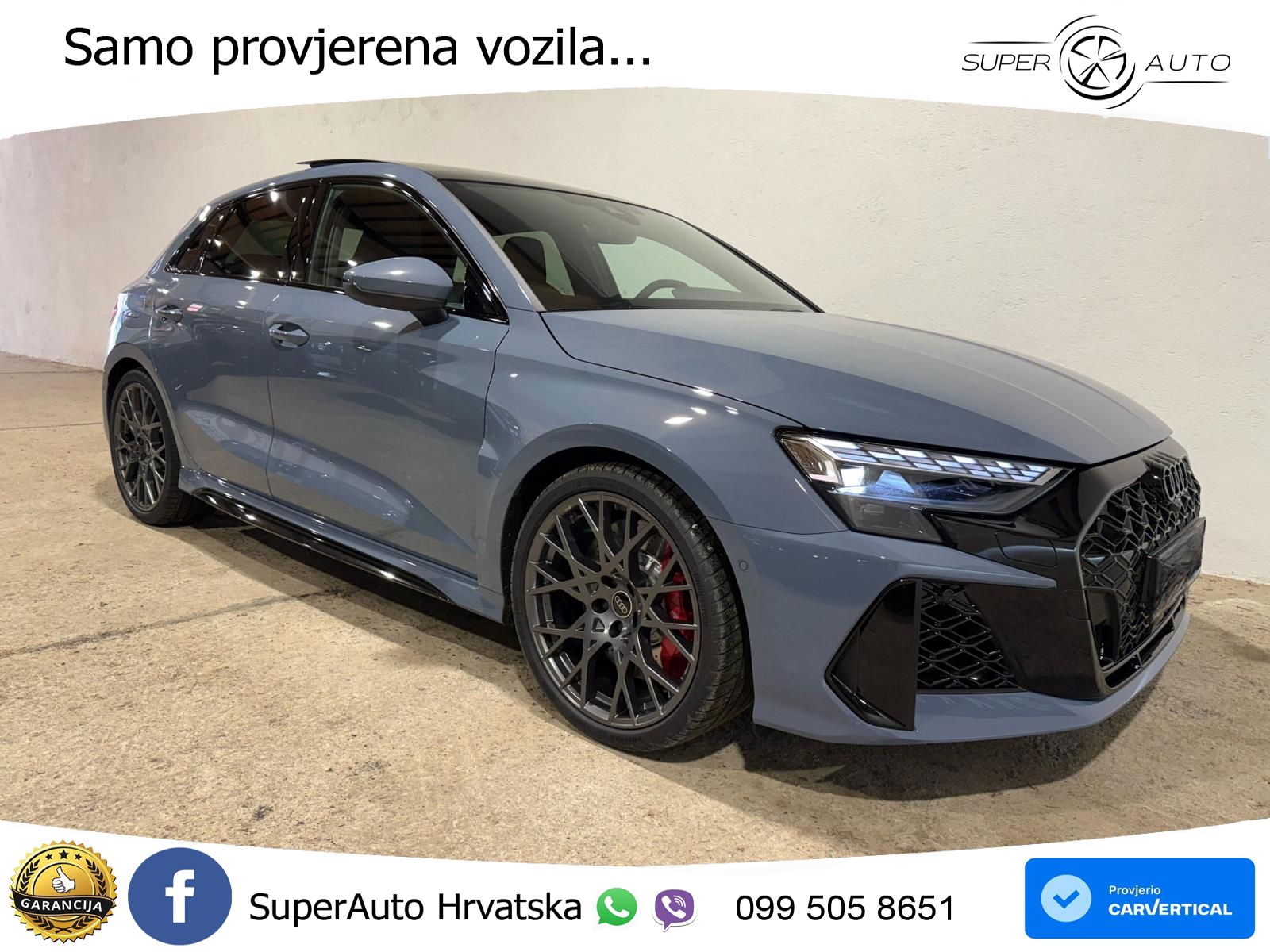 Audi RS3 Sportback 2.5 TFSI (400 KS) quattro S tronic LED+GR SJED+ACC