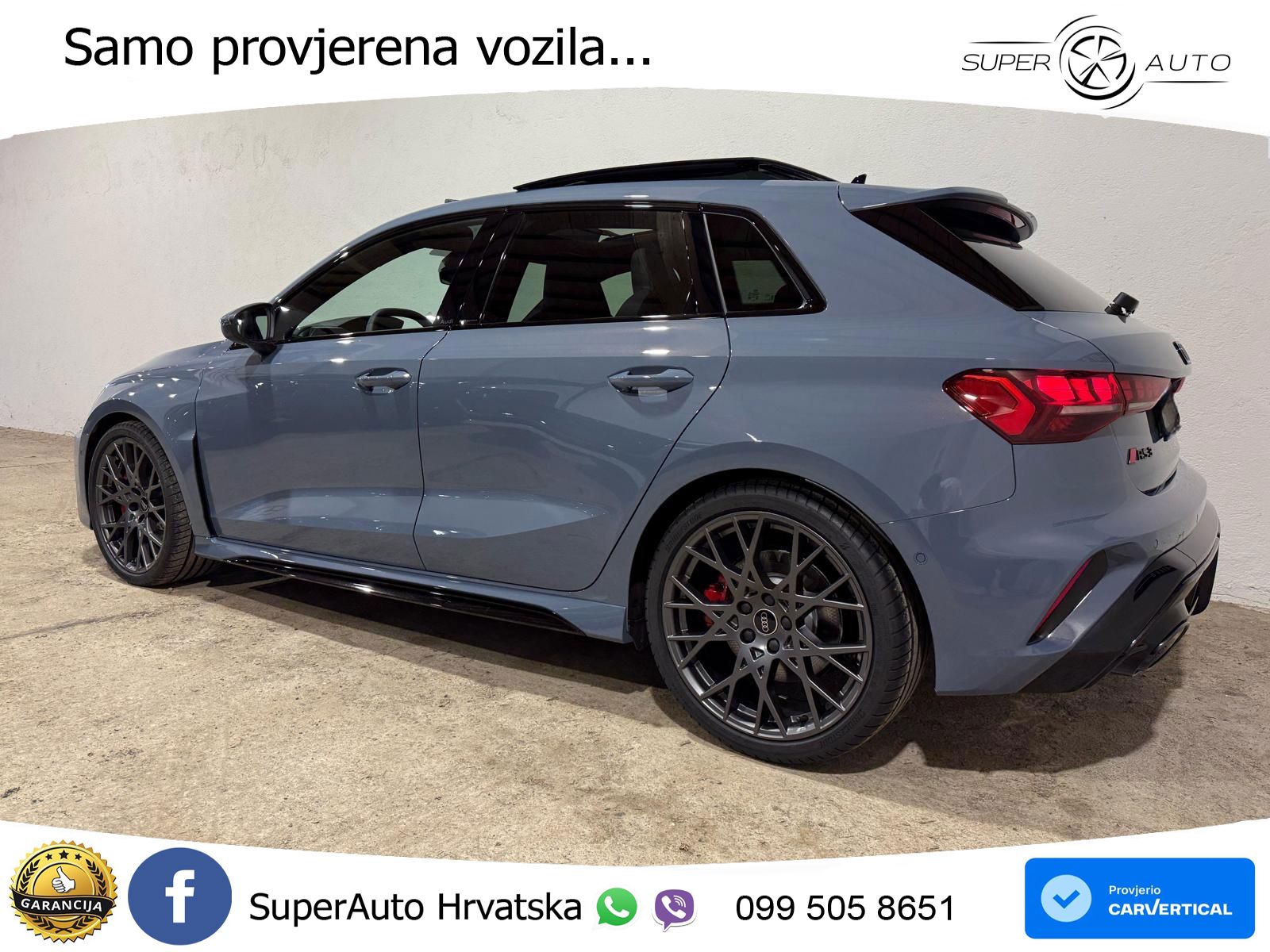 Audi RS3 Sportback 2.5 TFSI (400 KS) quattro S tronic LED+GR SJED+ACC
