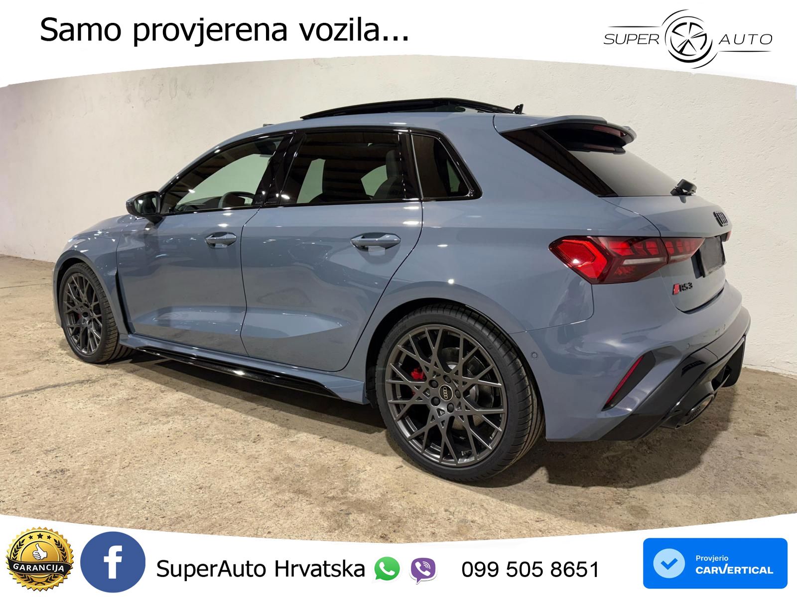 Audi RS3 Sportback 2.5 TFSI (400 KS) quattro S tronic LED+GR SJED+ACC