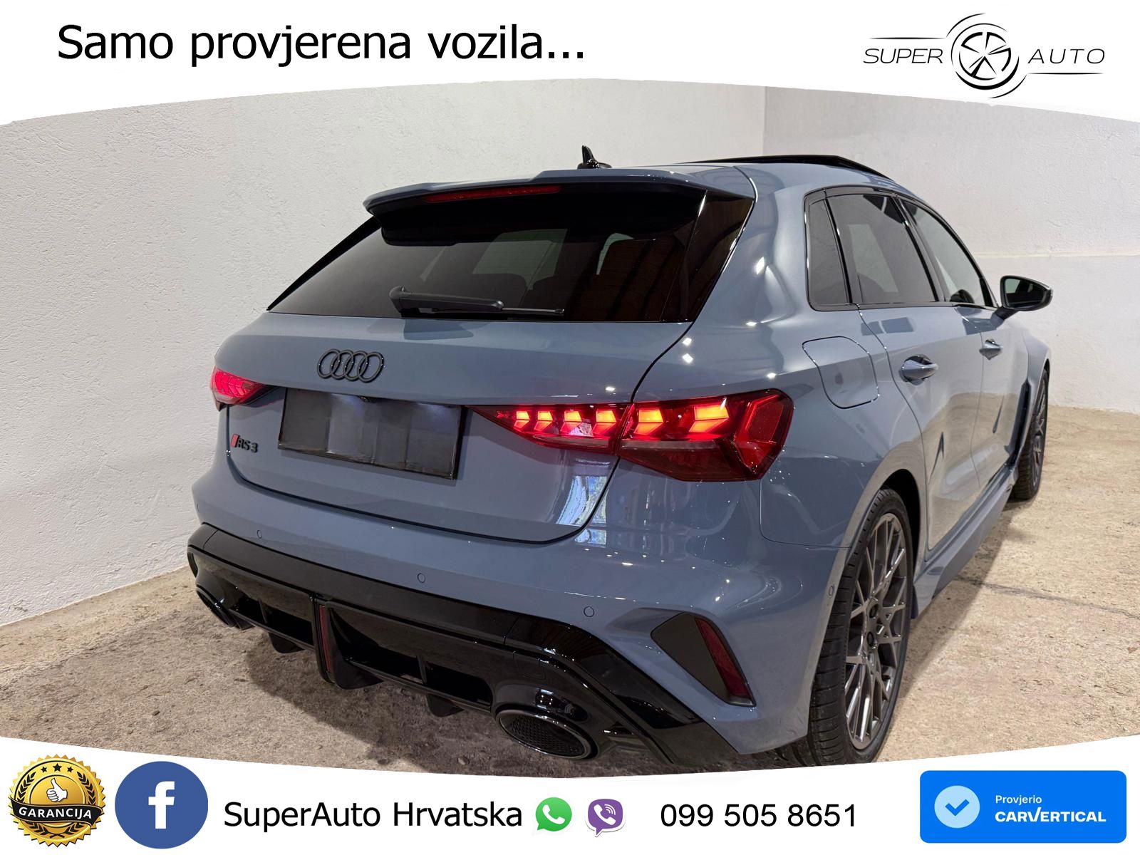 Audi RS3 Sportback 2.5 TFSI (400 KS) quattro S tronic LED+GR SJED+ACC