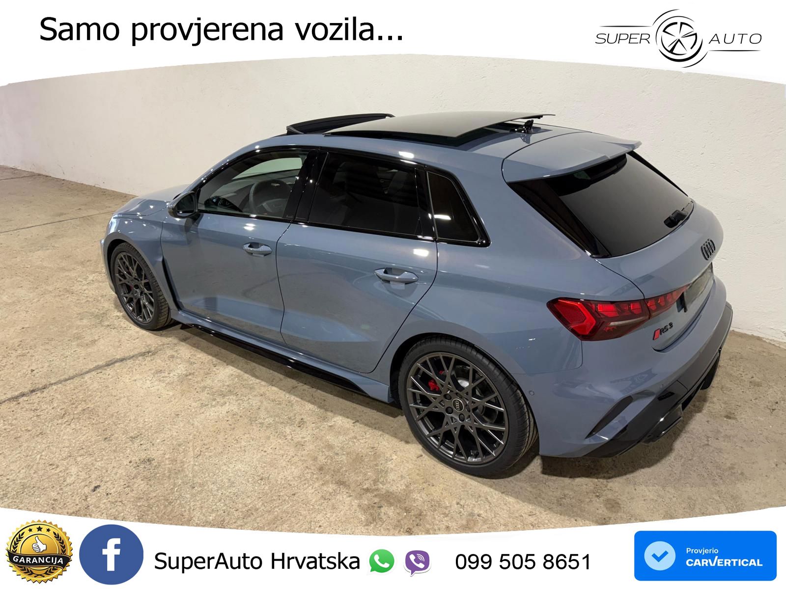 Audi RS3 Sportback 2.5 TFSI (400 KS) quattro S tronic LED+GR SJED+ACC