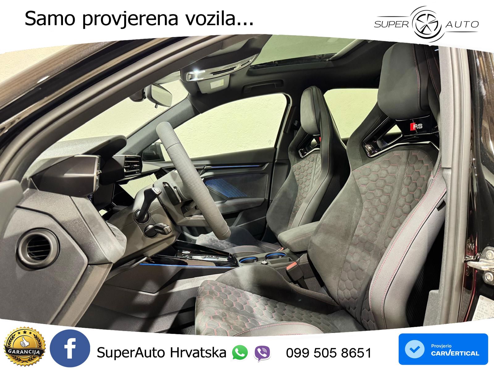 Audi RS3 Sportback 2.5 TFSI (400 KS) quattro S tronic LED+GR SJED+ACC