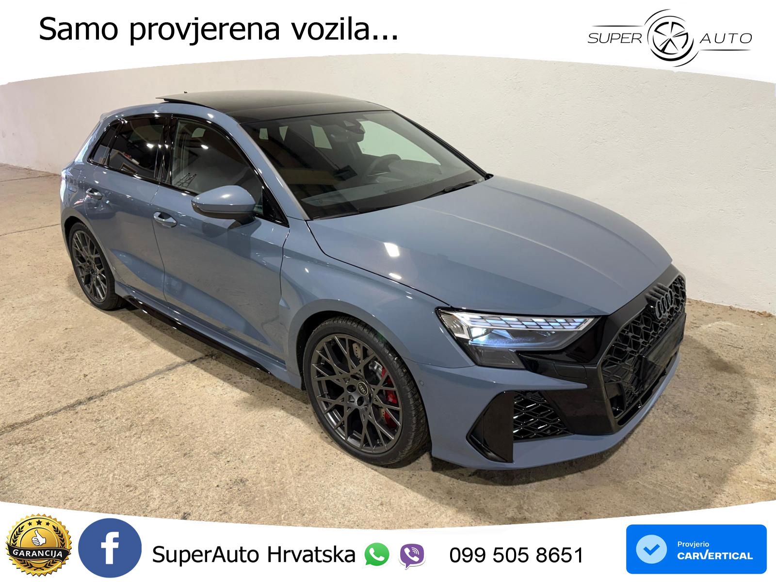Audi RS3 Sportback 2.5 TFSI (400 KS) quattro S tronic LED+GR SJED+ACC
