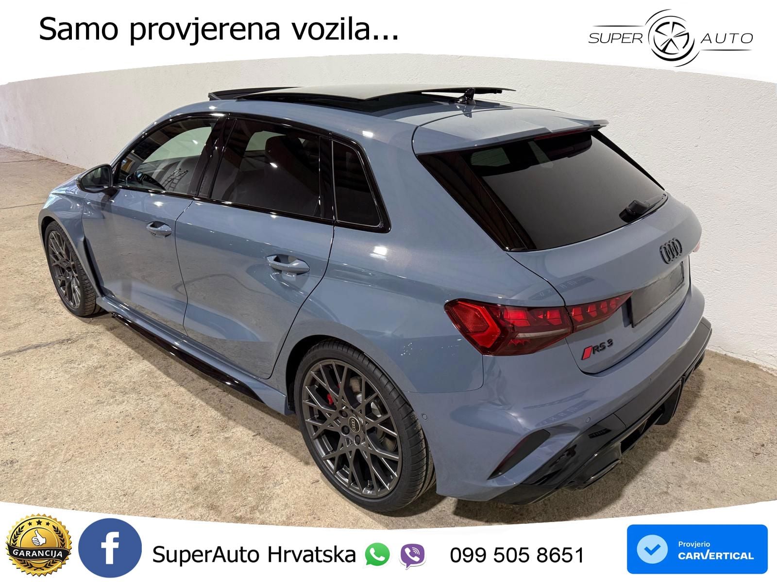 Audi RS3 Sportback 2.5 TFSI (400 KS) quattro S tronic LED+GR SJED+ACC