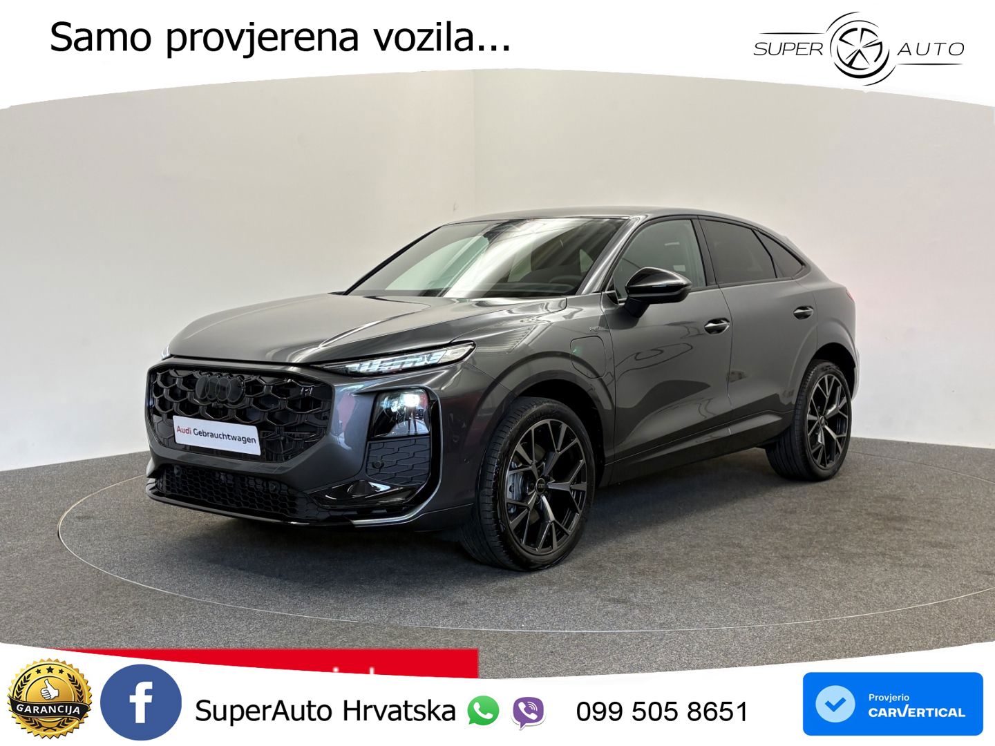 Audi Q3 Sportback 1.5 TFSIe (272 KS) S tronic LED+GR SJED+ACC