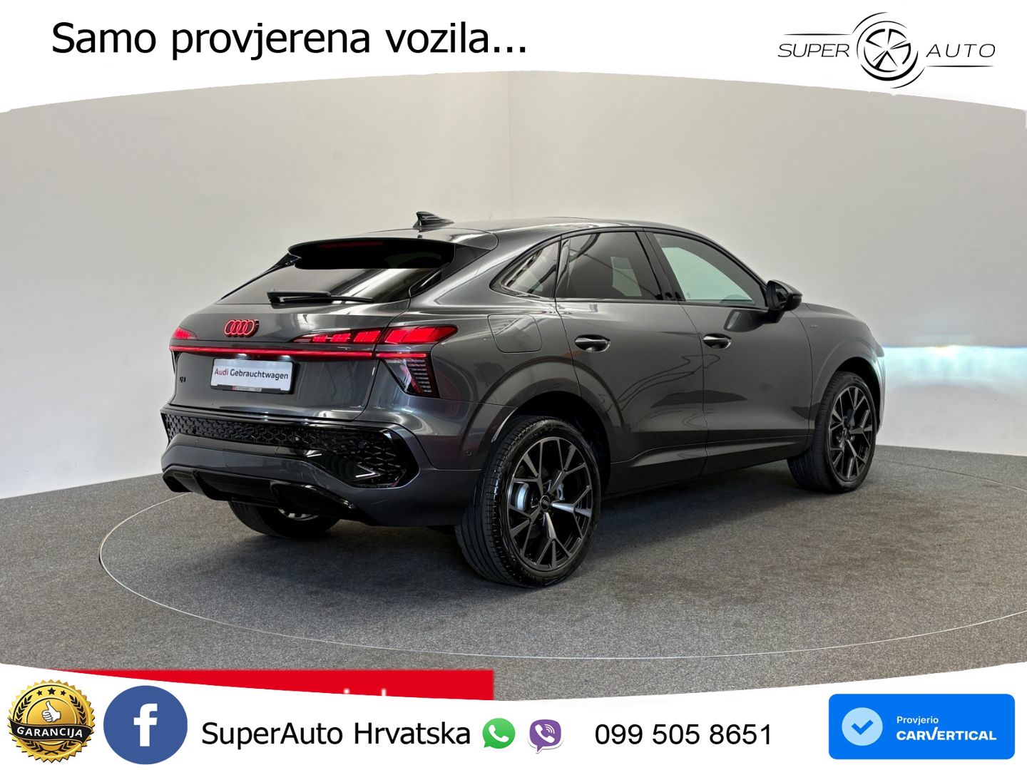 Audi Q3 Sportback 1.5 TFSIe (272 KS) S tronic LED+GR SJED+ACC