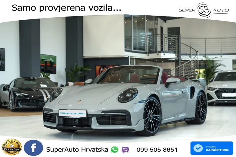 Porsche 911 Turbo S Cabriolet 3.8 (650 KS) PDK MATRIX+GR SJED+KAM