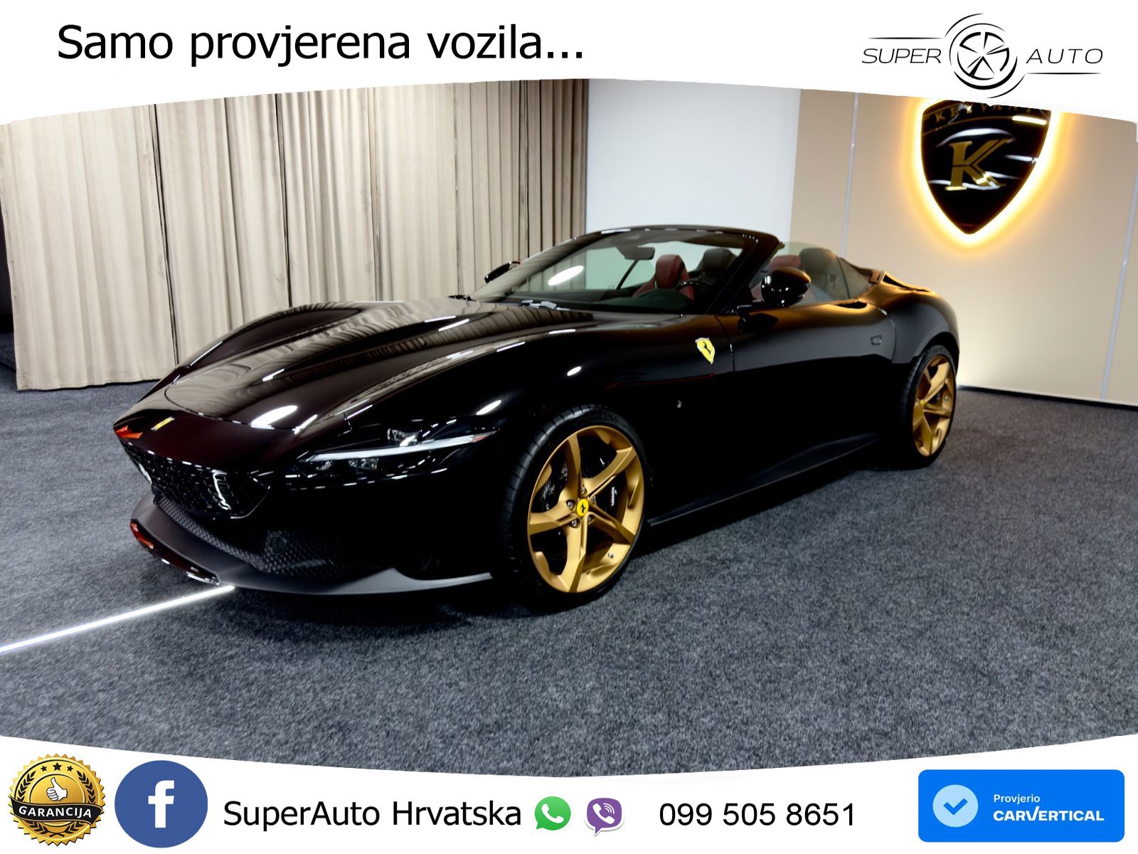 Ferrari Roma Spider 3.9 V8 (620 KS) F1 DCT