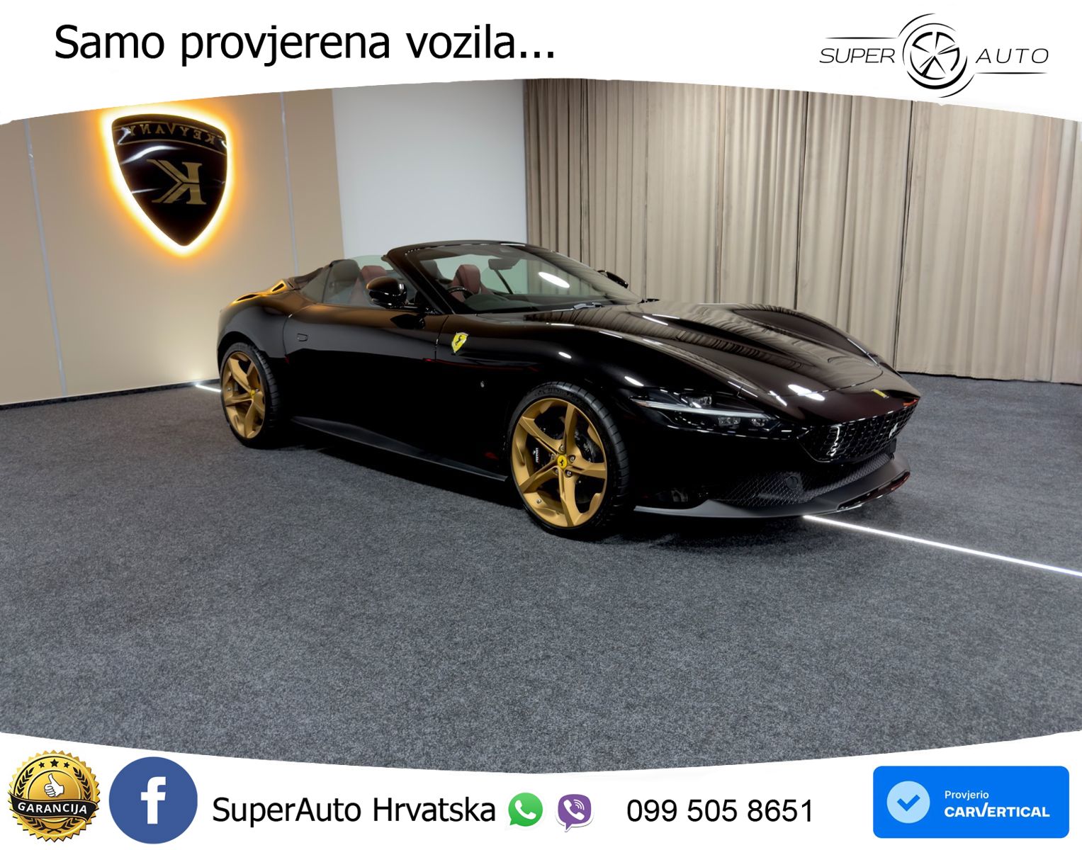 Ferrari Roma Spider 3.9 V8 (620 KS) F1 DCT