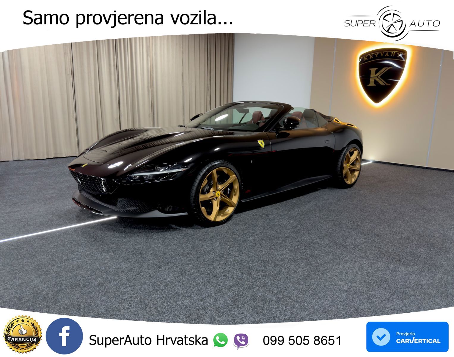 Ferrari Roma Spider 3.9 V8 (620 KS) F1 DCT