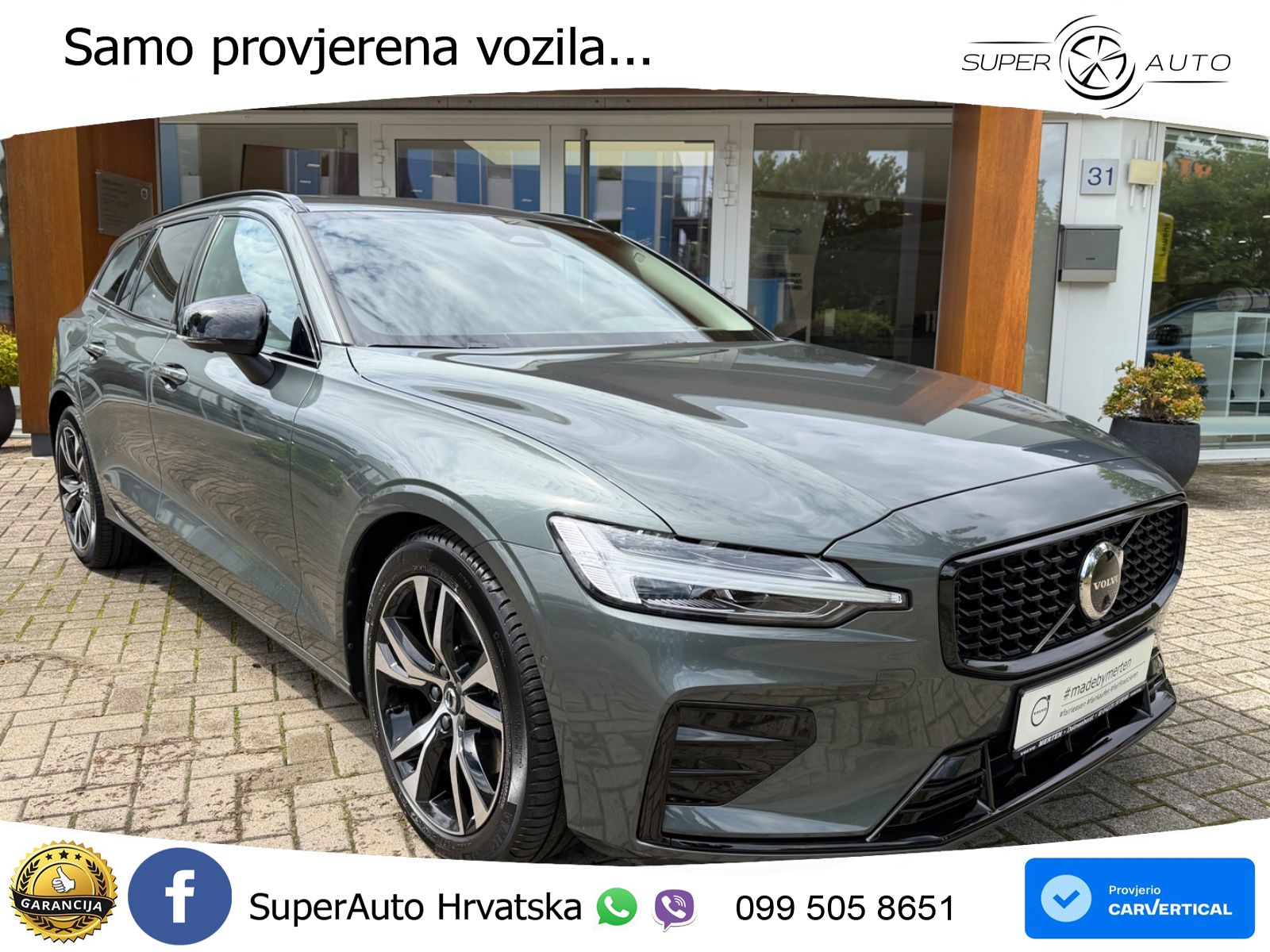 Volvo V60 2.0 B4 Benzin DCT ACC+HEAD+4xGR SJED+360+PANO