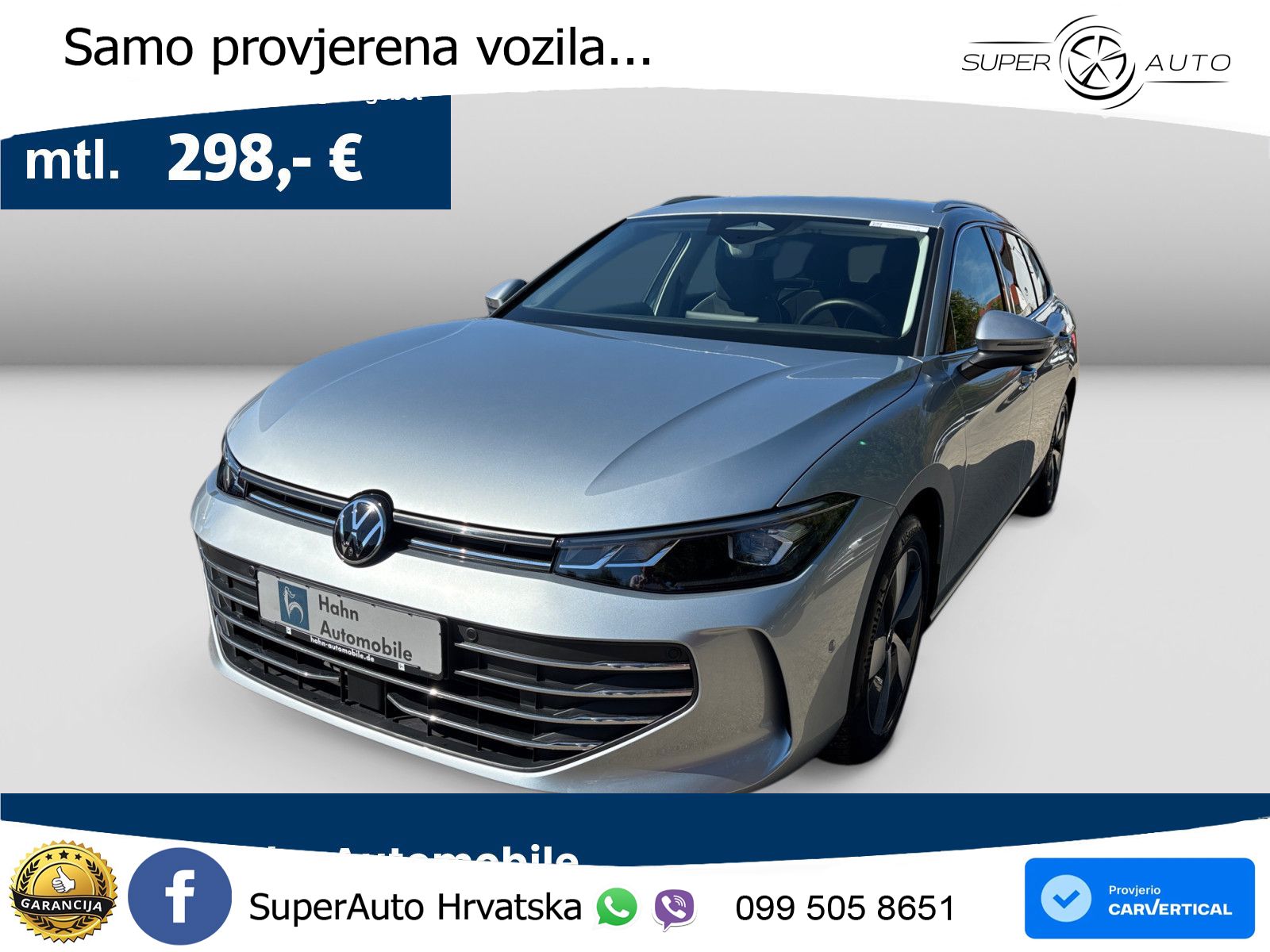 Volkswagen Passat Variant 1.5 eTSI (150 KS) DSG Business LED+GR SJED+ACC