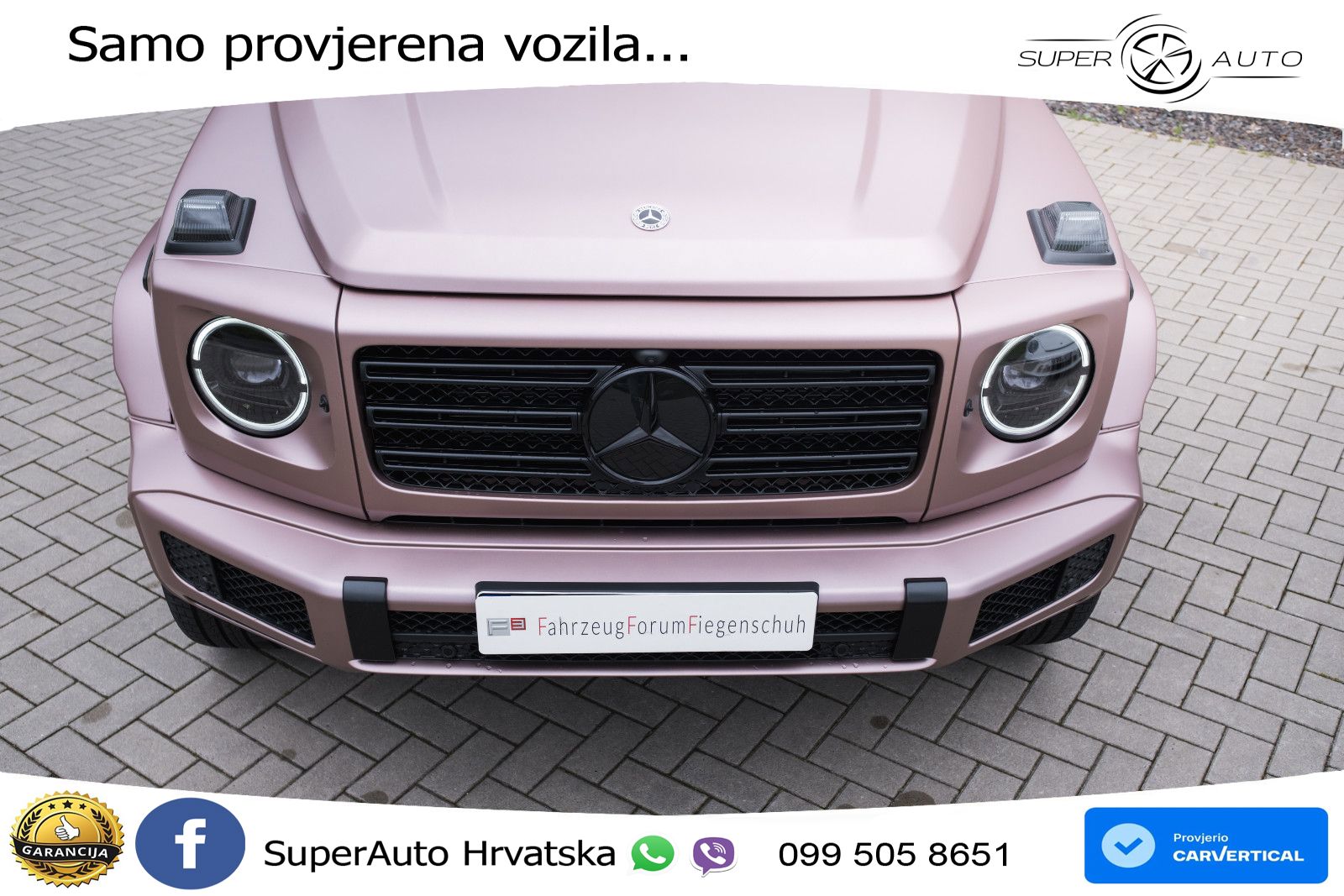 Mercedes G 500 Long V8 (422 KS) 4MATIC 9G-TRONIC LED+GR SJED+ACC