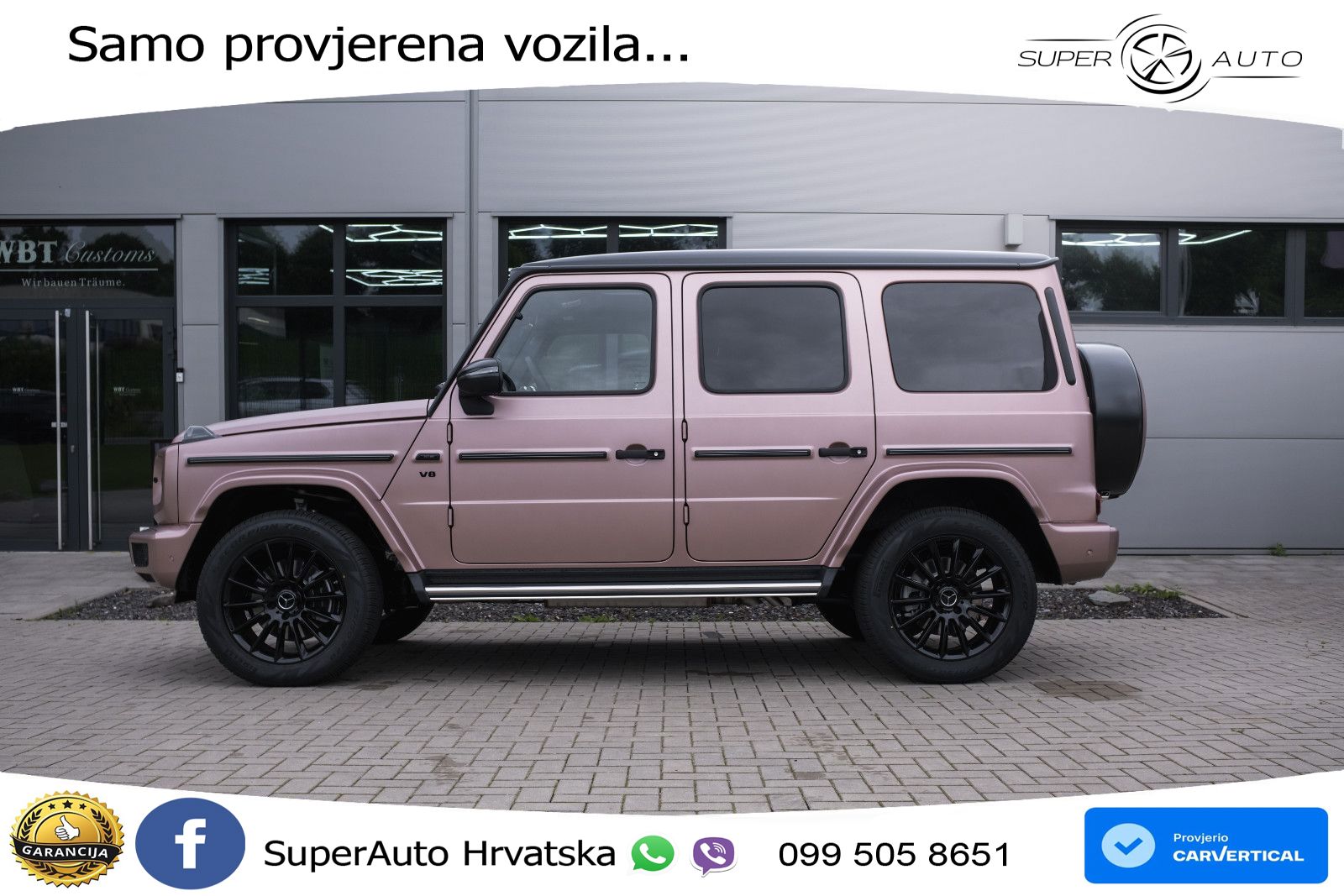 Mercedes G 500 Long V8 (422 KS) 4MATIC 9G-TRONIC LED+GR SJED+ACC