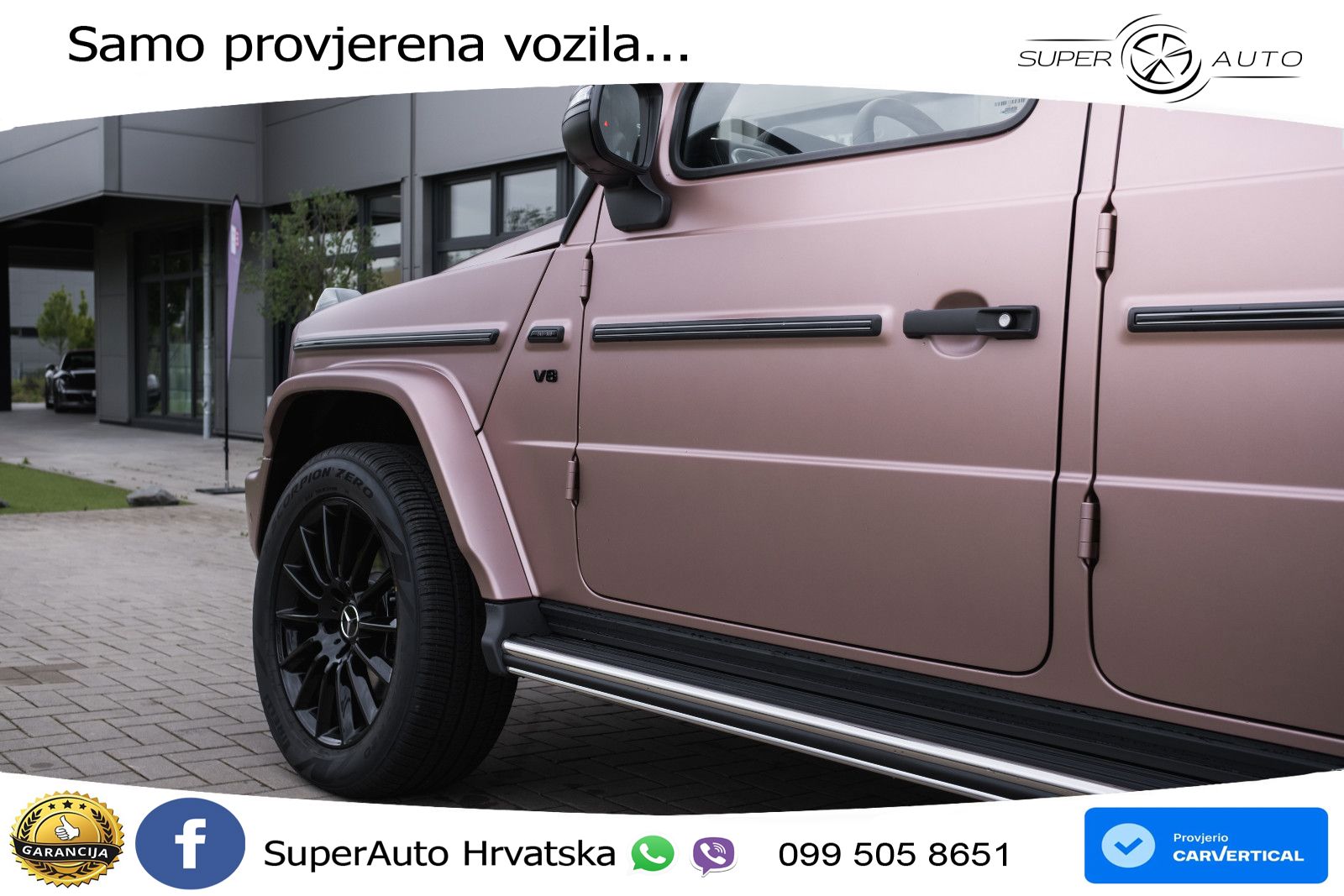 Mercedes G 500 Long V8 (422 KS) 4MATIC 9G-TRONIC LED+GR SJED+ACC