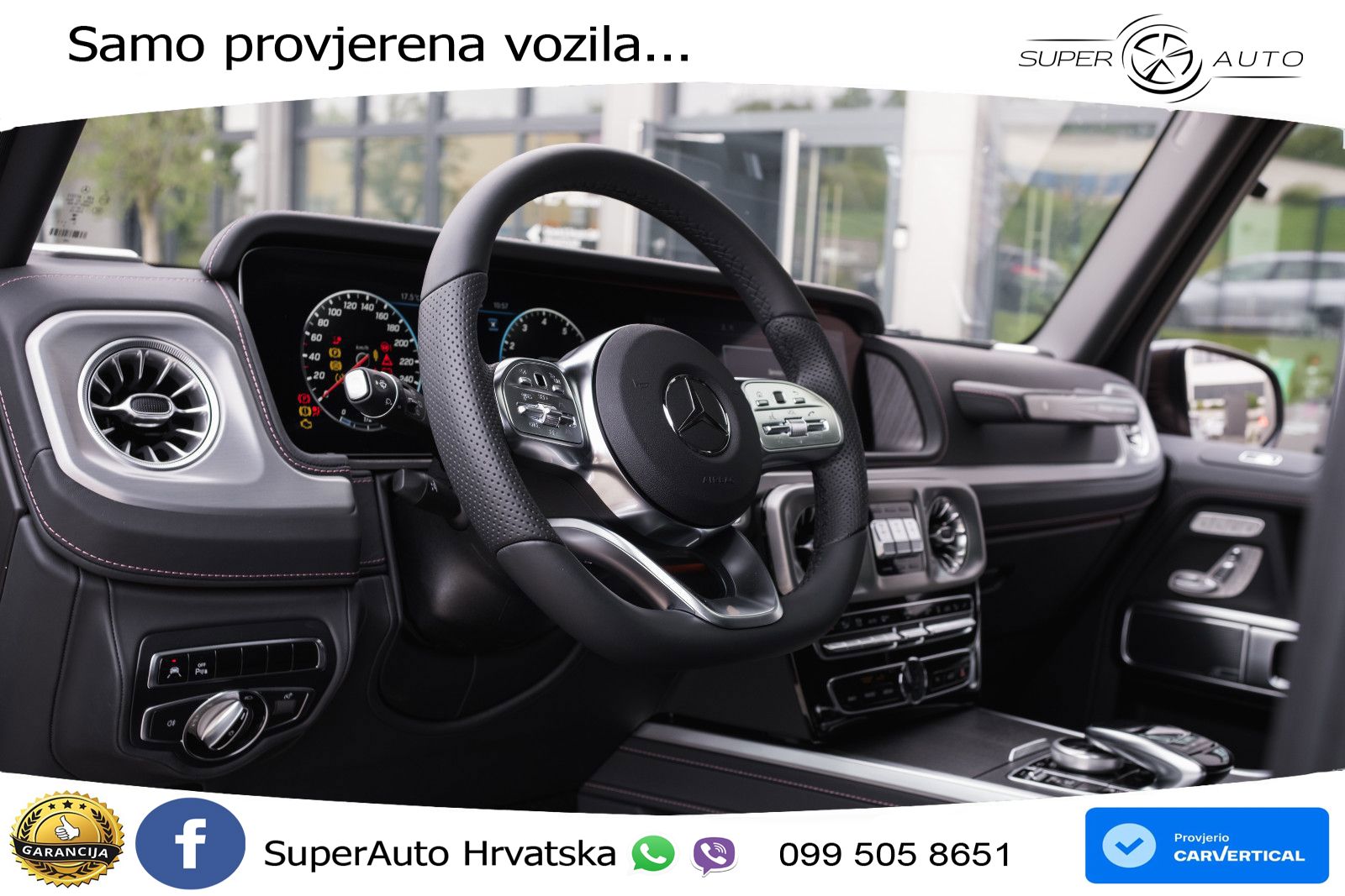 Mercedes G 500 Long V8 (422 KS) 4MATIC 9G-TRONIC LED+GR SJED+ACC