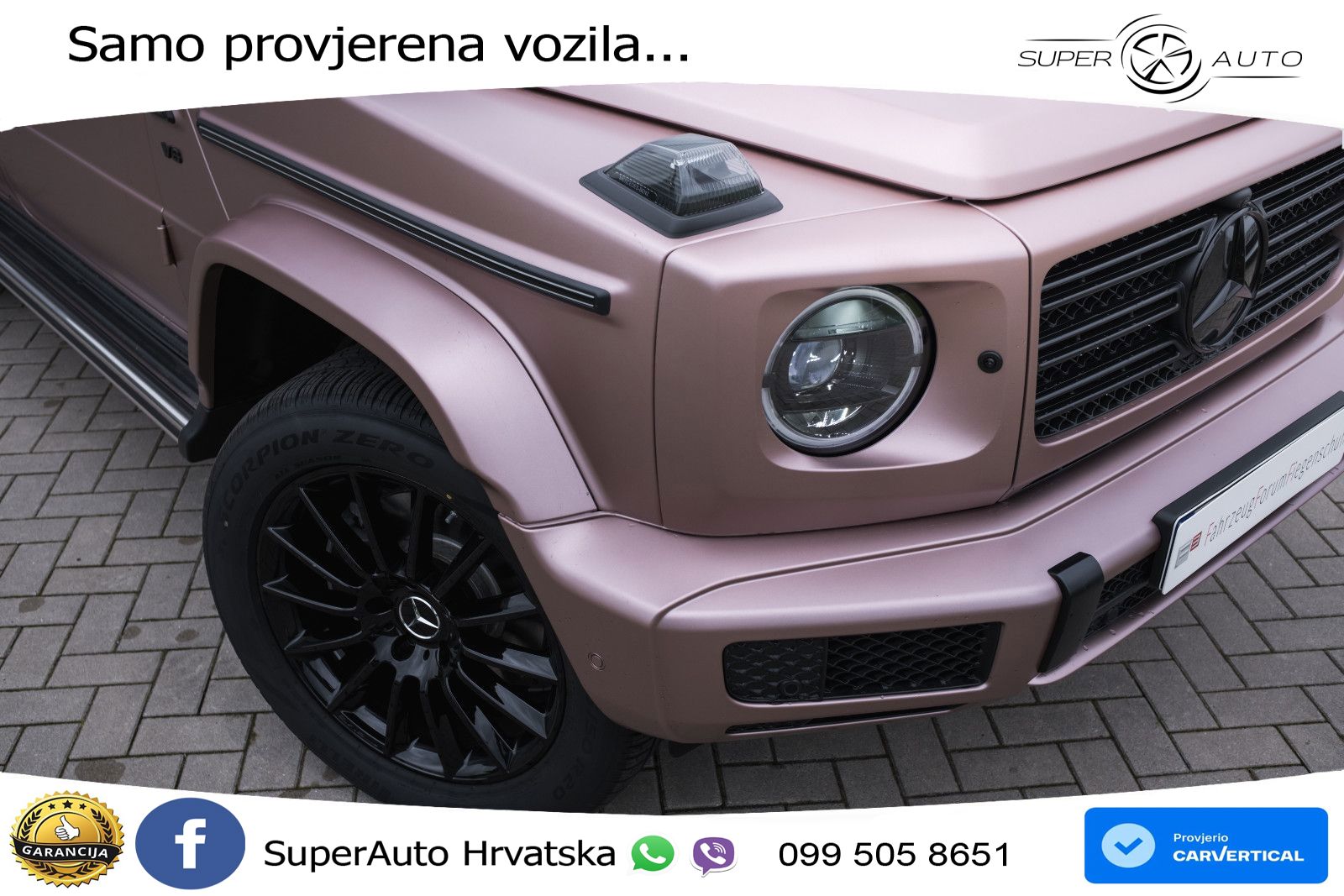 Mercedes G 500 Long V8 (422 KS) 4MATIC 9G-TRONIC LED+GR SJED+ACC