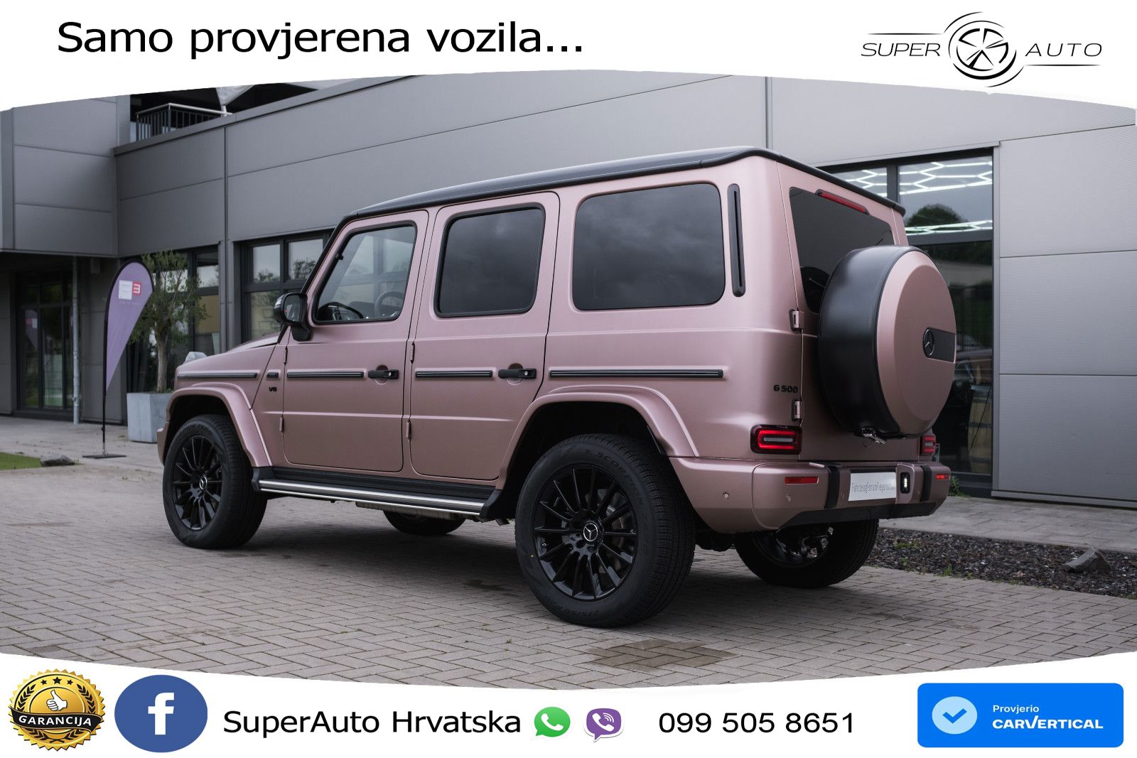 Mercedes G 500 Long V8 (422 KS) 4MATIC 9G-TRONIC LED+GR SJED+ACC