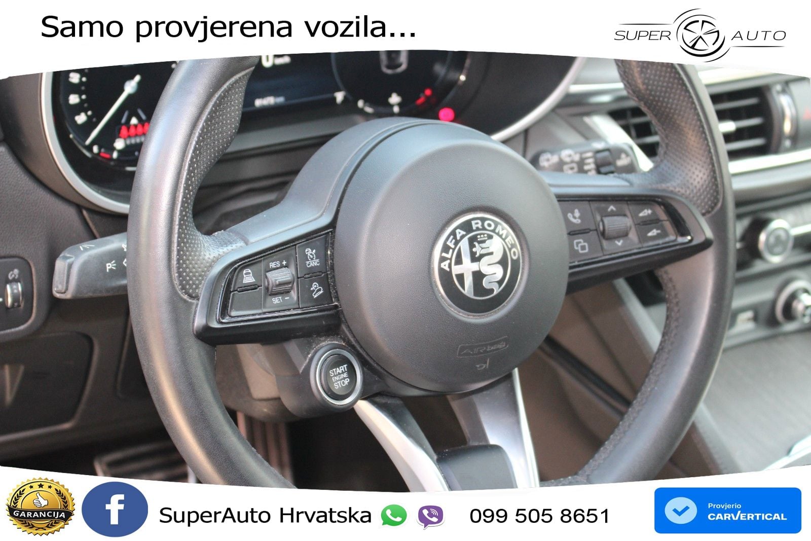 Alfa Romeo Stelvio 2.2 MultiJet II (210 KS) Q4 Automatic LED+GR SJED+ACC