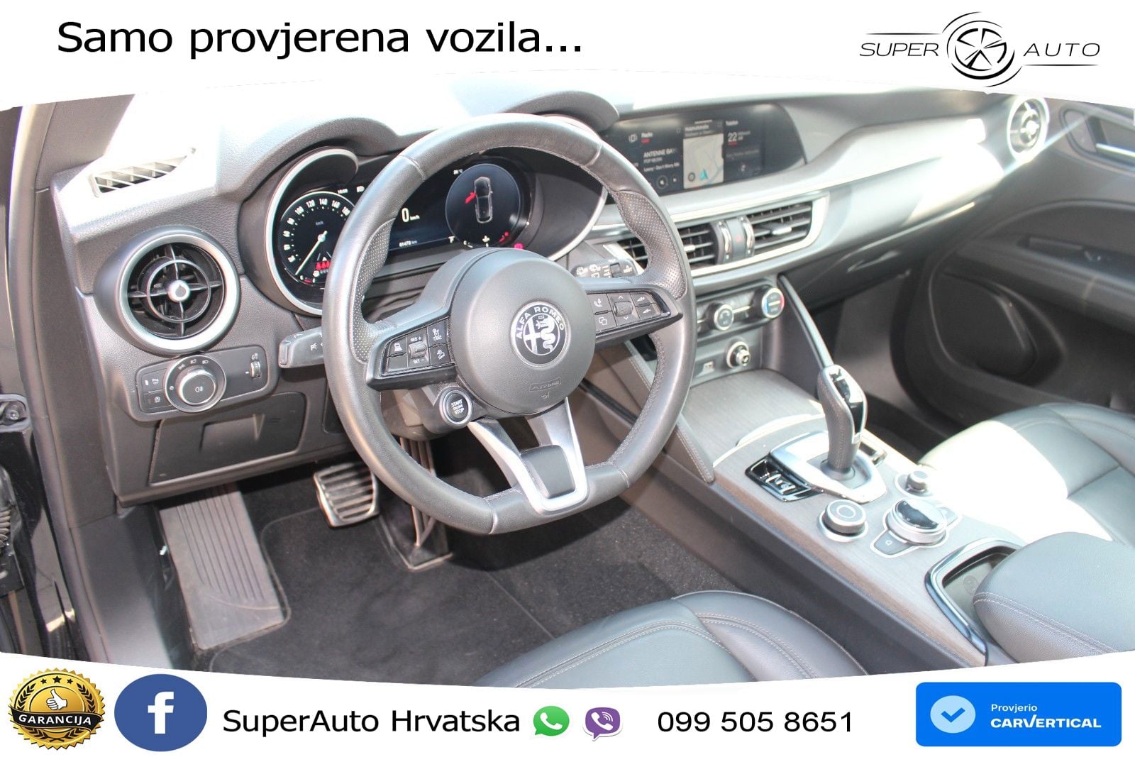Alfa Romeo Stelvio 2.2 MultiJet II (210 KS) Q4 Automatic LED+GR SJED+ACC