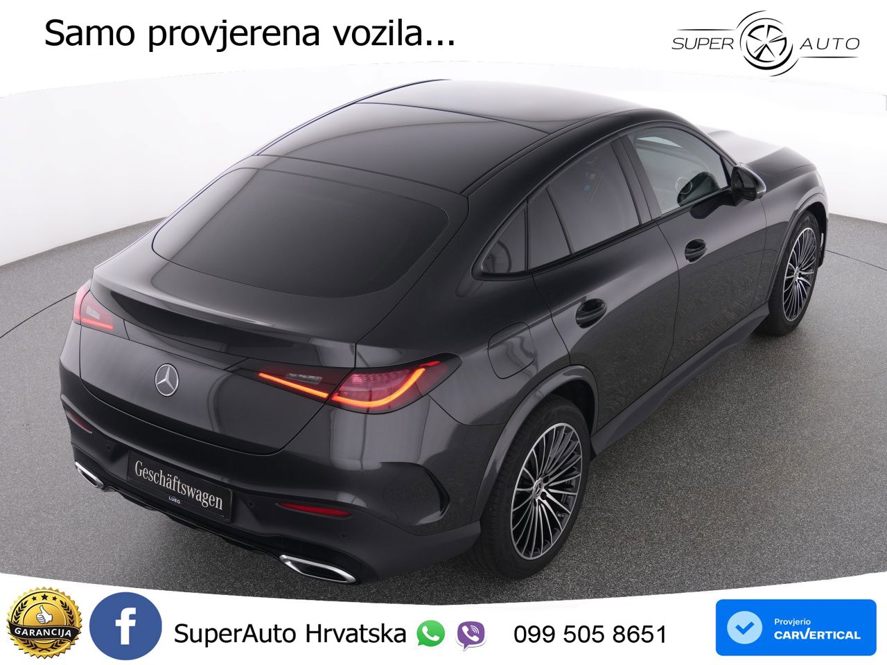 Mercedes GLC Coupe 200d (163 KS) 4MATIC 9G-TRONIC AMG LED+GR SJED+ACC