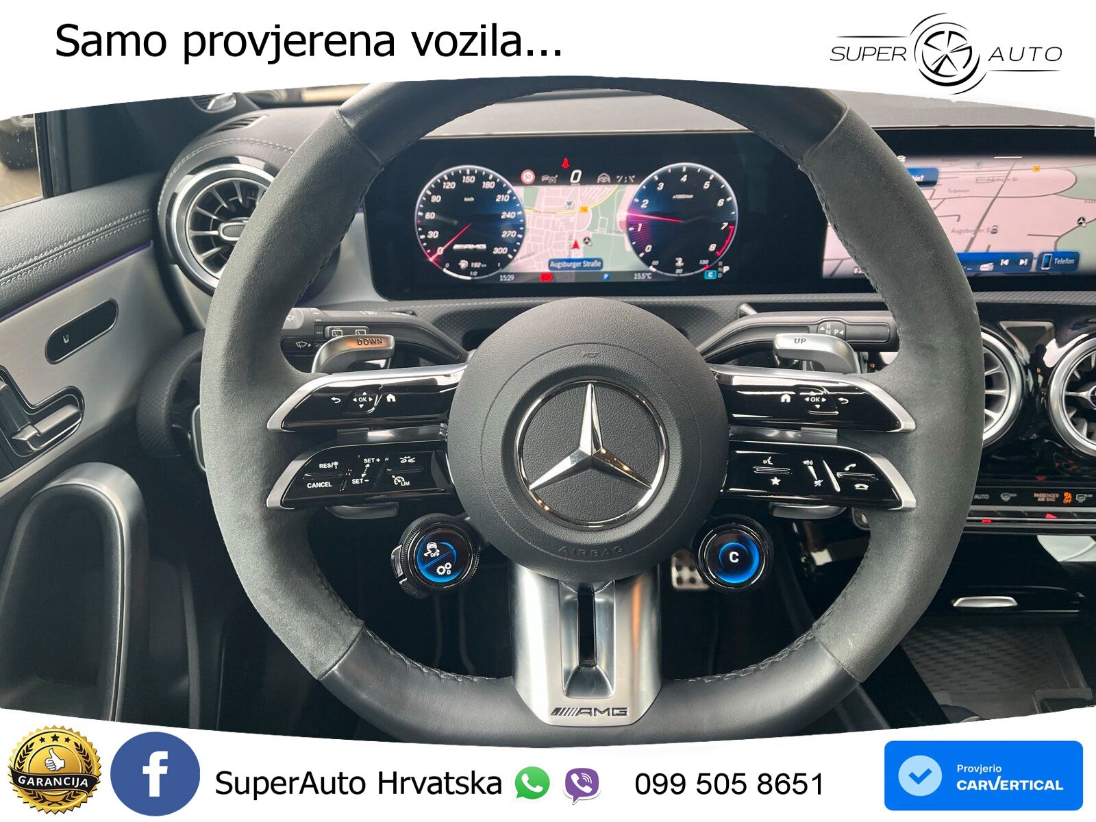 Mercedes-Benz AMG A 45 S 4MATIC+ AMG SPEEDSHIFT DCT 8G LED+GR SJED+ACC