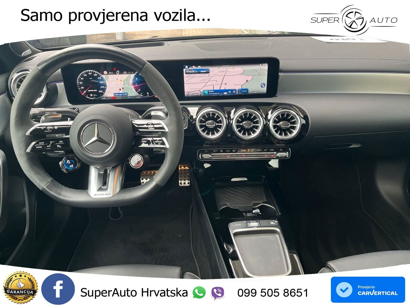 Mercedes-Benz AMG A 45 S 4MATIC+ AMG SPEEDSHIFT DCT 8G LED+GR SJED+ACC