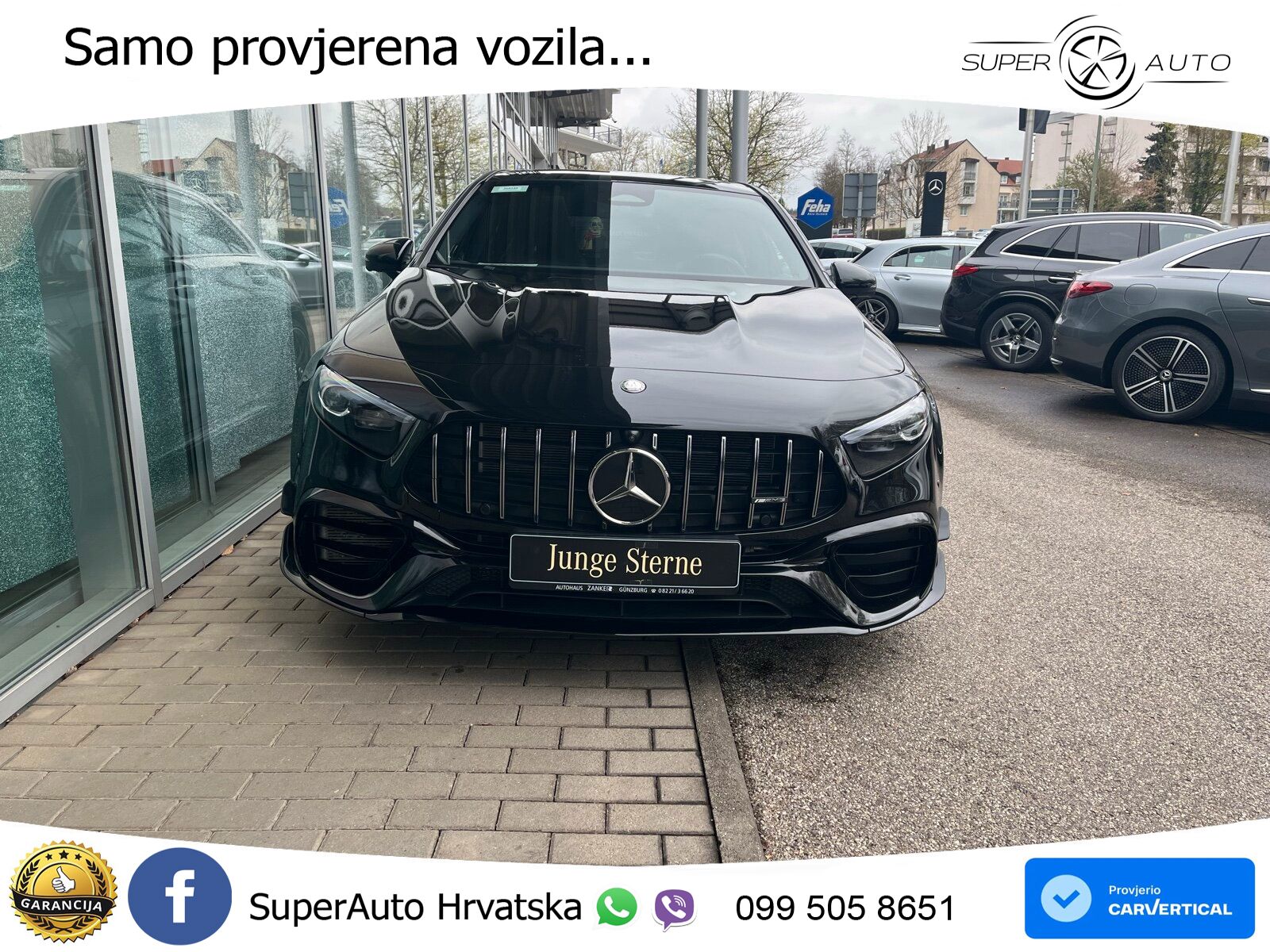 Mercedes-Benz AMG A 45 S 4MATIC+ AMG SPEEDSHIFT DCT 8G LED+GR SJED+ACC