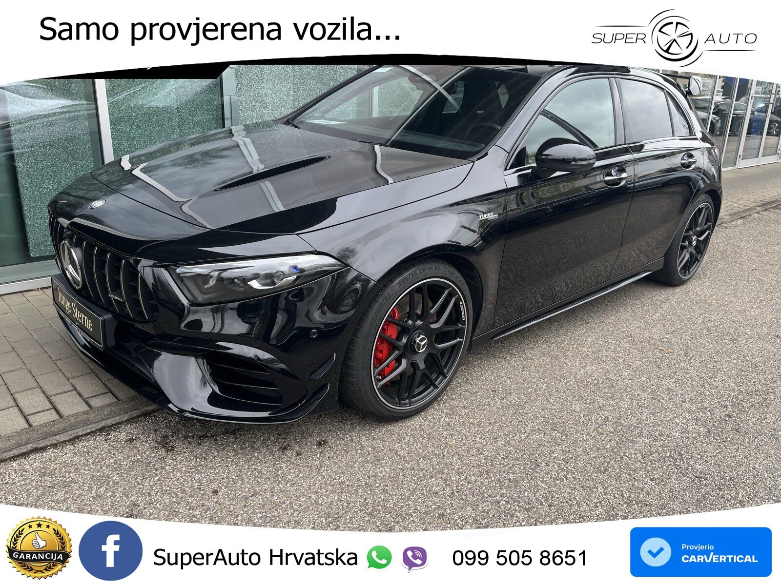 Mercedes-Benz AMG A 45 S 4MATIC+ AMG SPEEDSHIFT DCT 8G LED+GR SJED+ACC