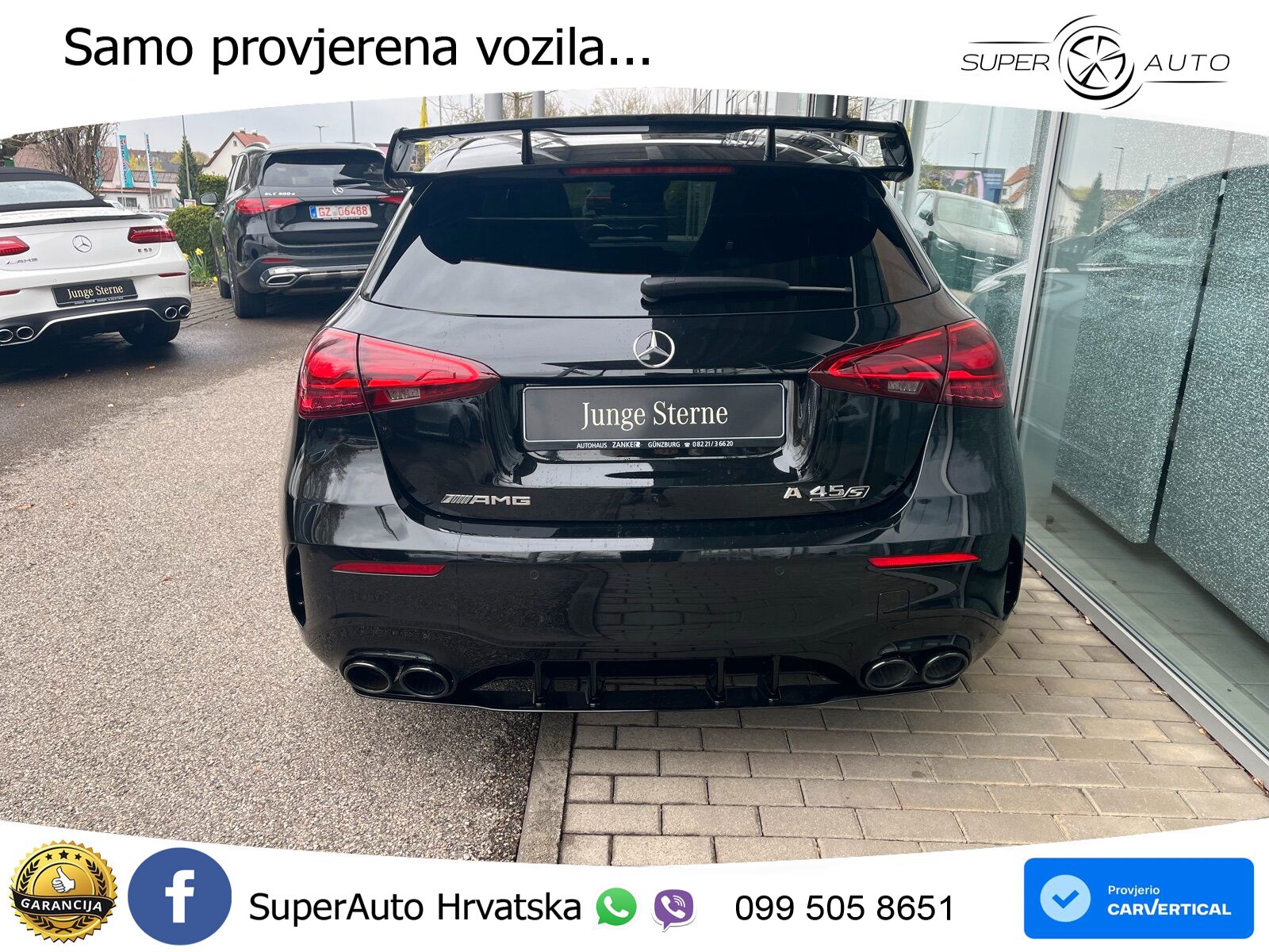 Mercedes-Benz AMG A 45 S 4MATIC+ AMG SPEEDSHIFT DCT 8G LED+GR SJED+ACC