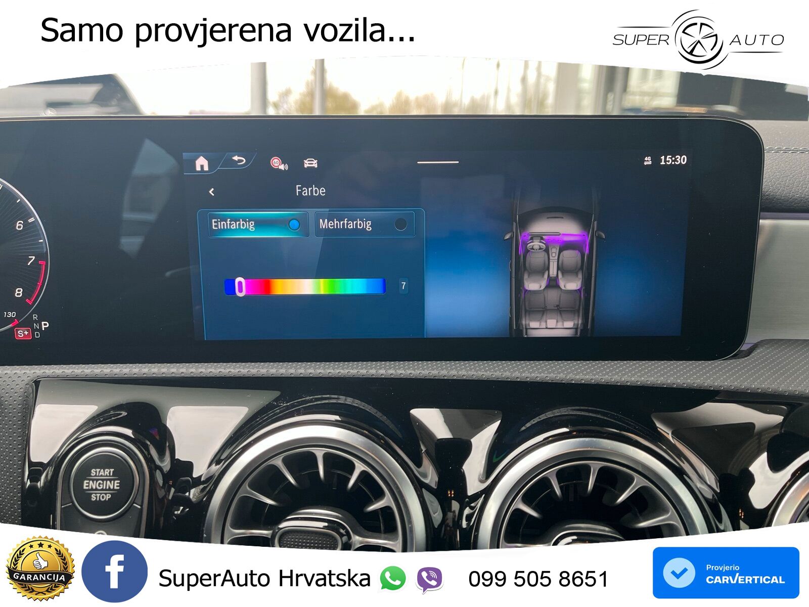 Mercedes-Benz AMG A 45 S 4MATIC+ AMG SPEEDSHIFT DCT 8G LED+GR SJED+ACC
