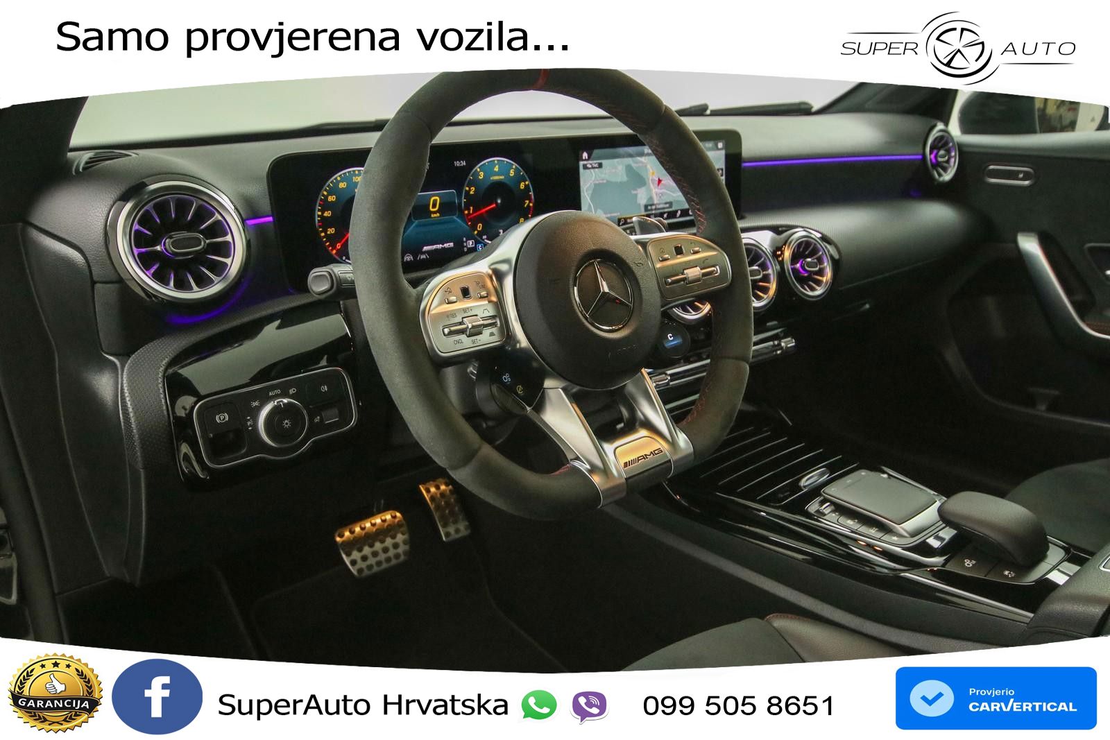 Mercedes-Benz AMG A 35 4MATIC AMG SPEEDSHIFT DCT LED+GR SJED+ACC