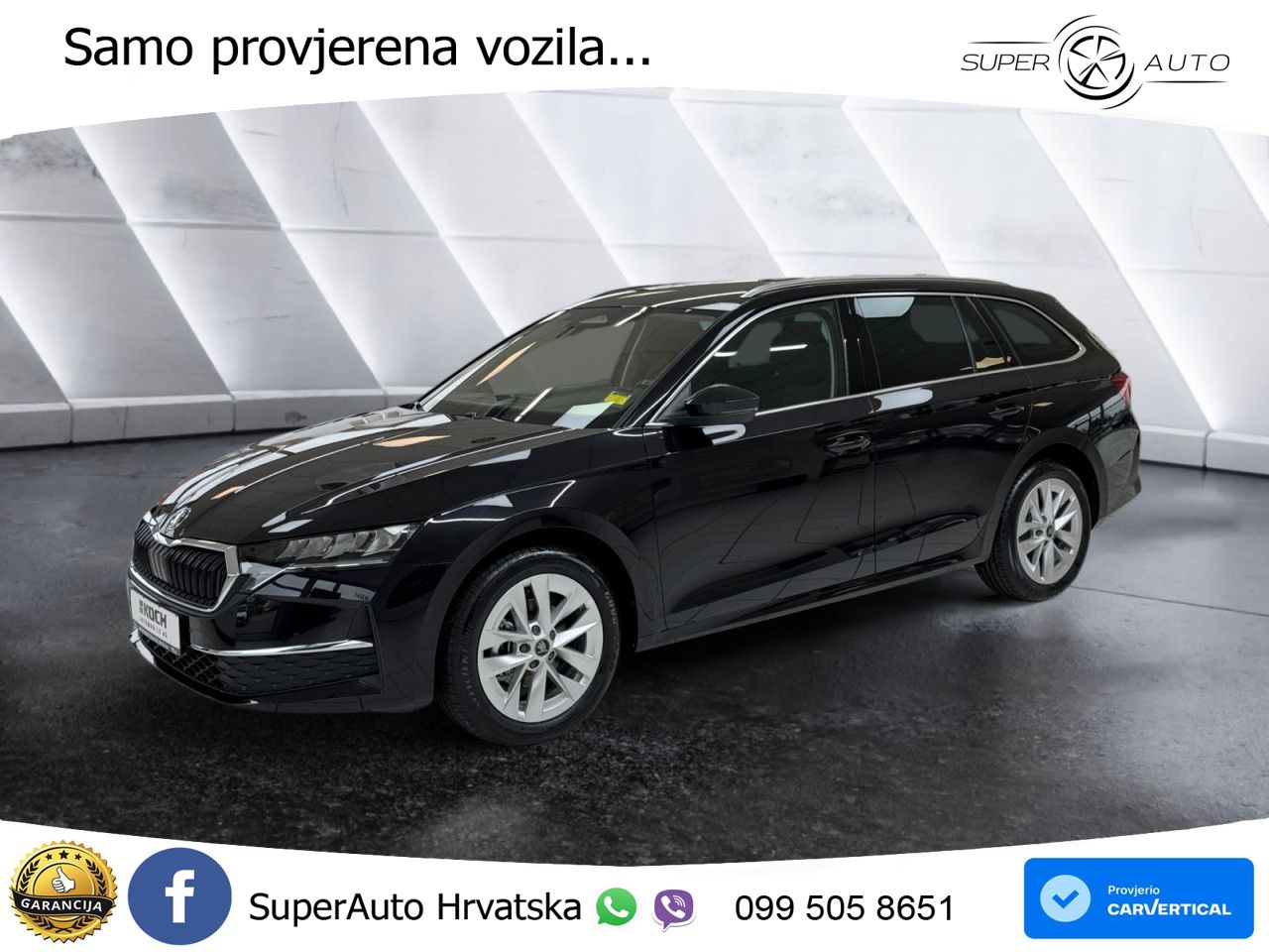 Škoda Octavia Combi 2.0 TDI (150 KS) DSG LED+GR SJED+ACC