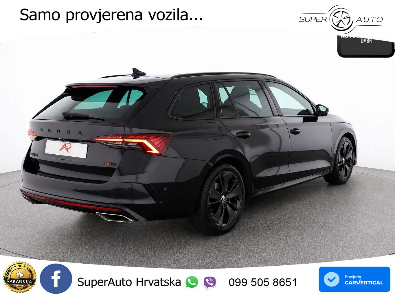 Škoda Octavia Combi RS 2.0 TDI (200 KS) DSG LED+GR SJED+ACC