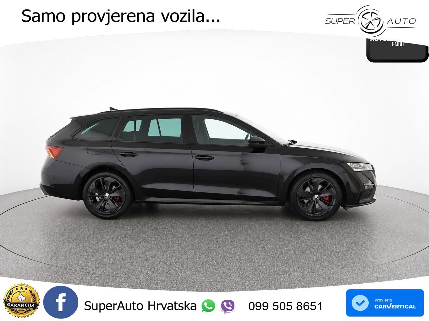 Škoda Octavia Combi RS 2.0 TDI (200 KS) DSG LED+GR SJED+ACC